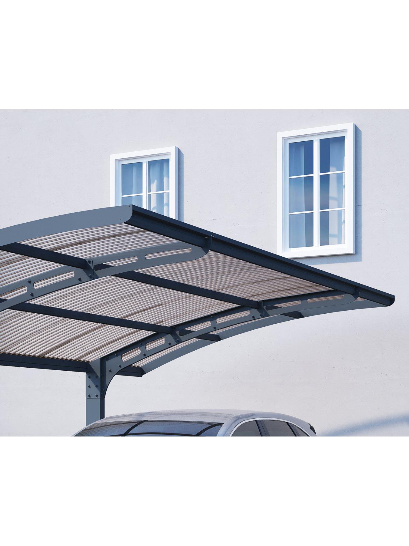 Image 3 of 5 of Palram Carport Arizona Wave 5000 - Grey