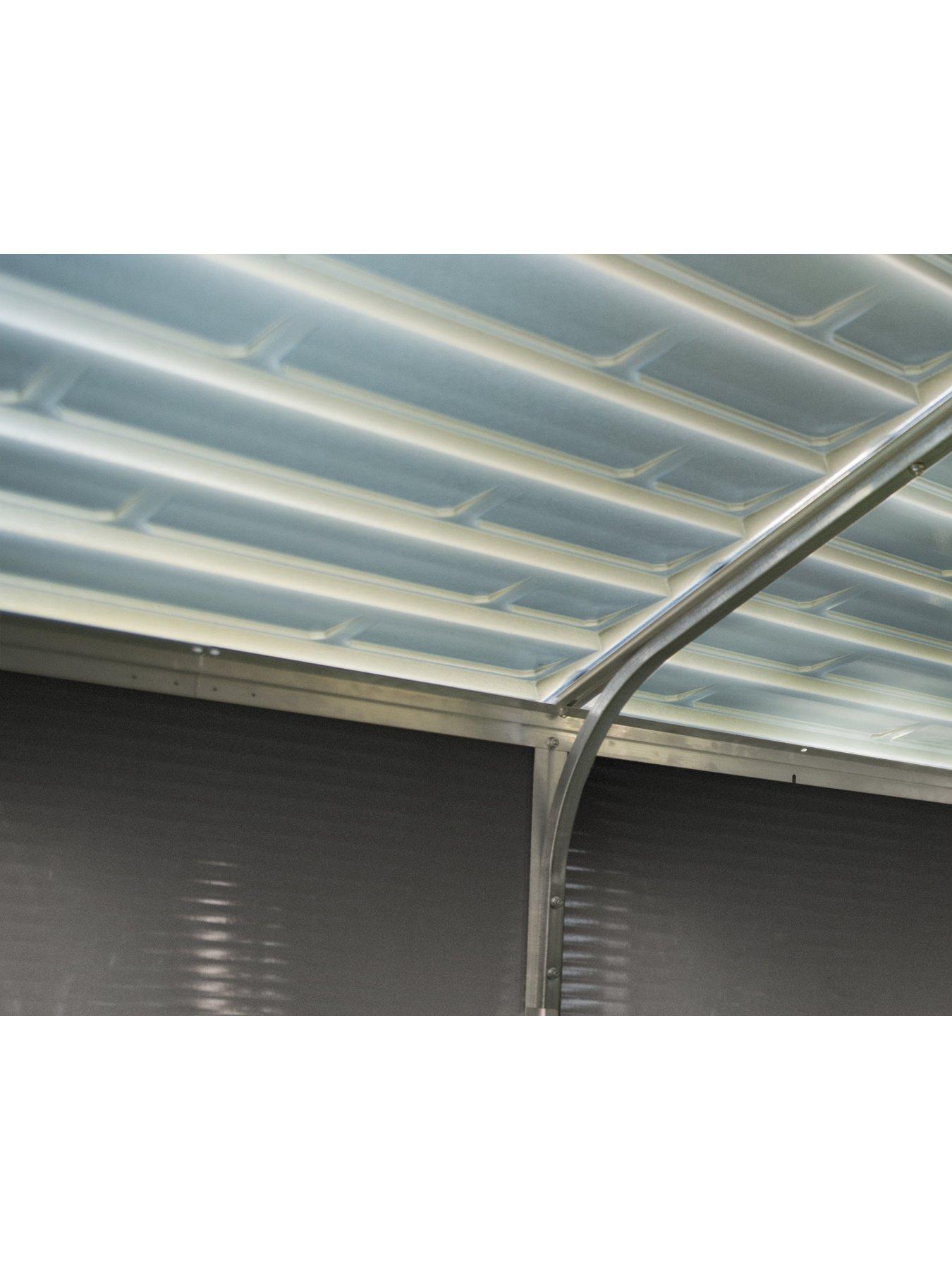 Image 4 of 5 of Palram Rubicon Shed 8X17 - Dark Grey
