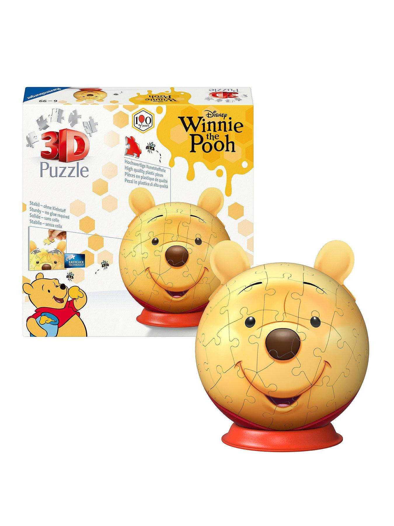 Winnie The Pooh with Ears 3D Puzzle Ball, 72pc