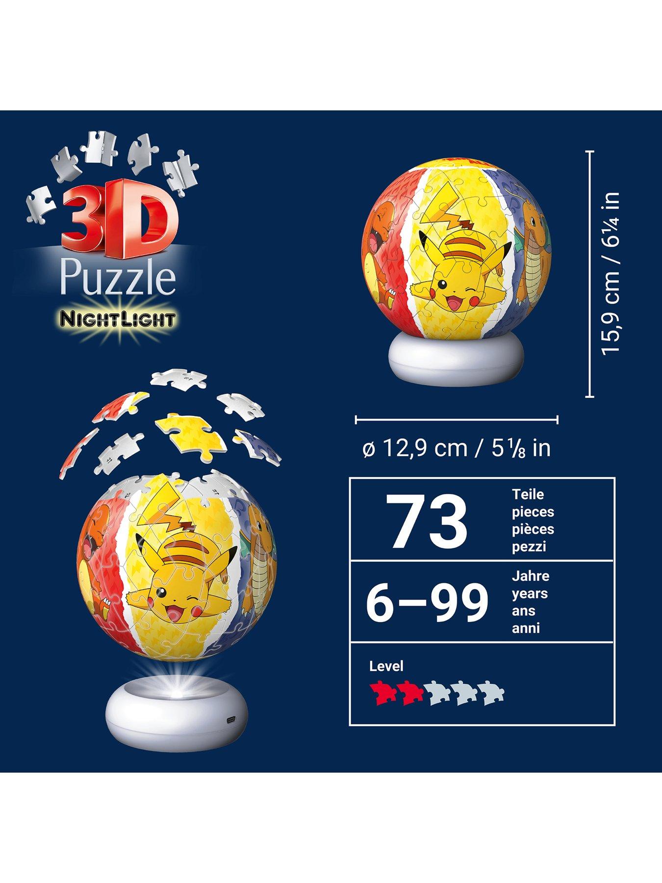 Image 6 of 6 of Pokemon 3D Puzzle Night Light