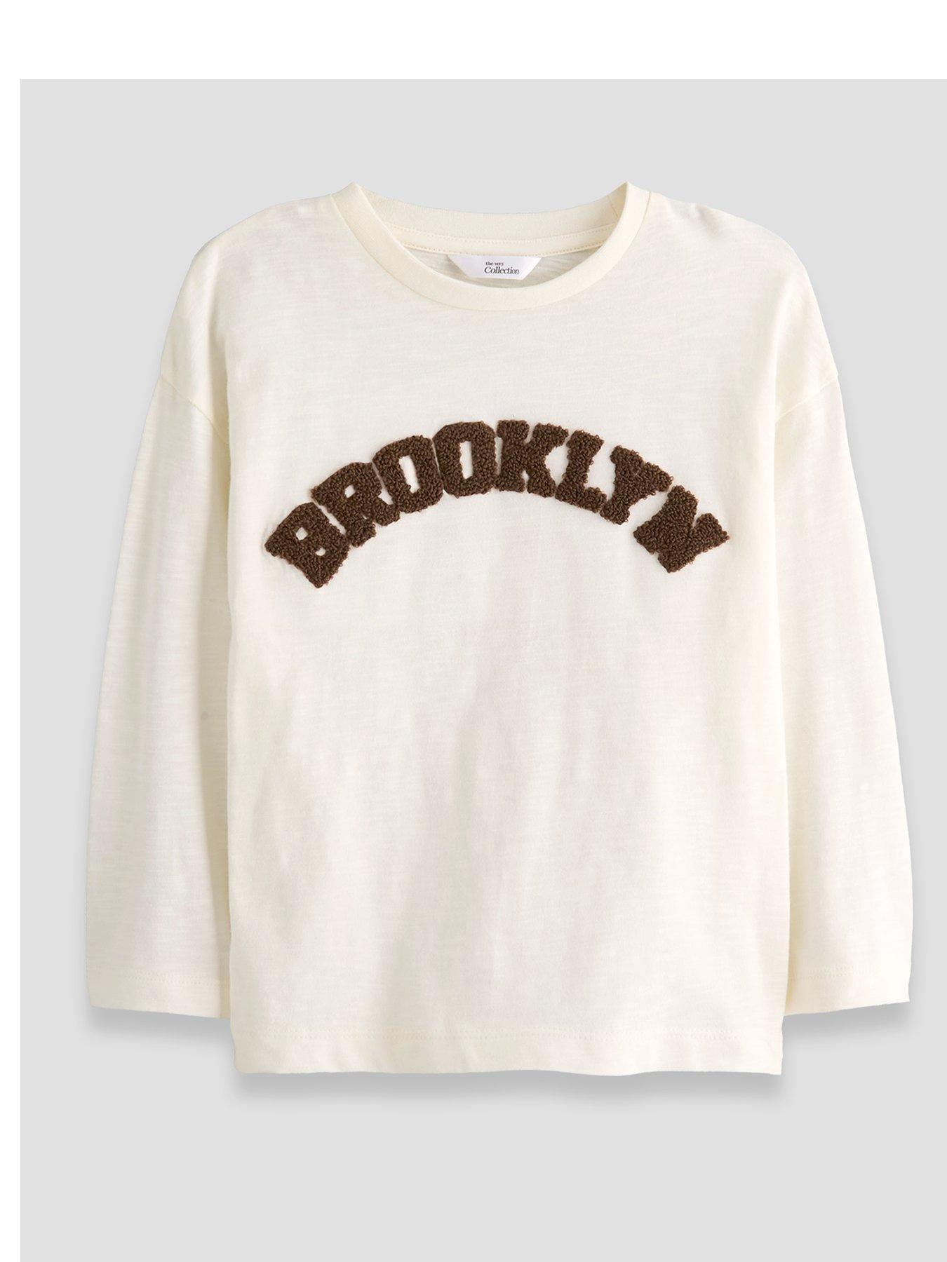 Image 2 of 5 of The Very Collection Boys 4 Pack Slogan Long Sleeve T-shirts - Multi