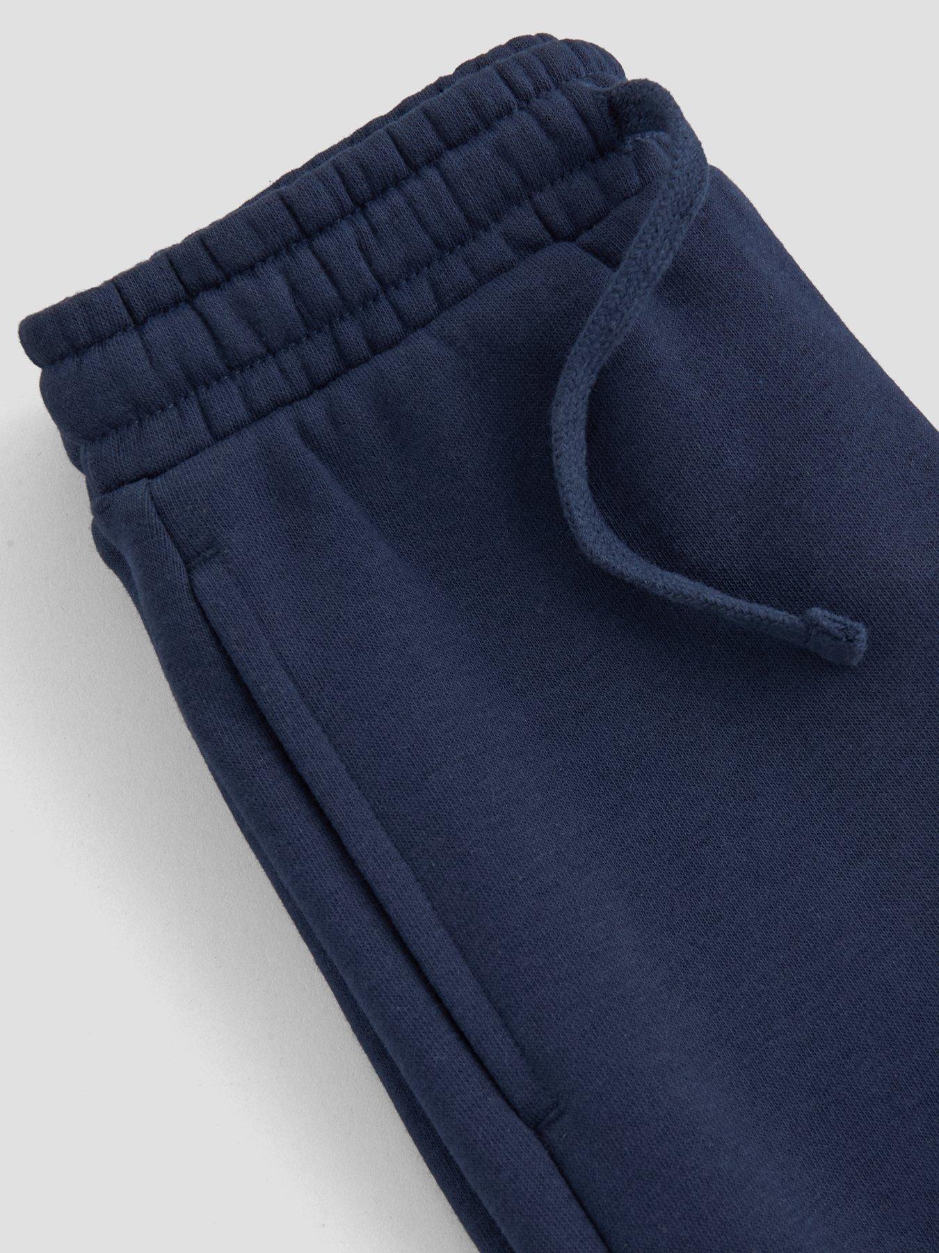 Image 5 of 5 of The Very Collection Boys Smile Back Graphic Hoodie And Joggers Outfit Set - Navy