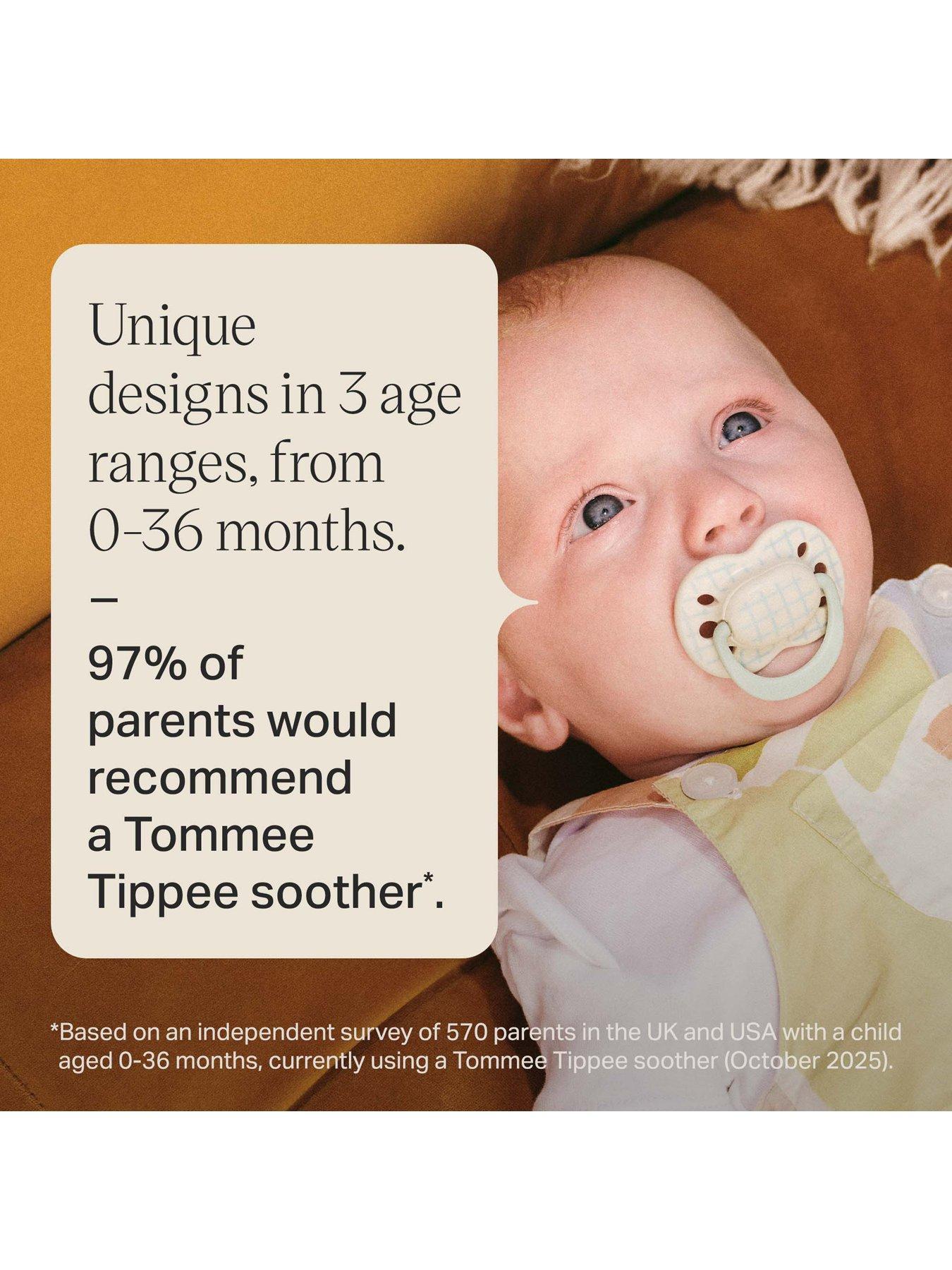  image of tommee-tippee-ultimate-fit-soother-0-6-months-4-pack-orthodontic-dummy-blue
