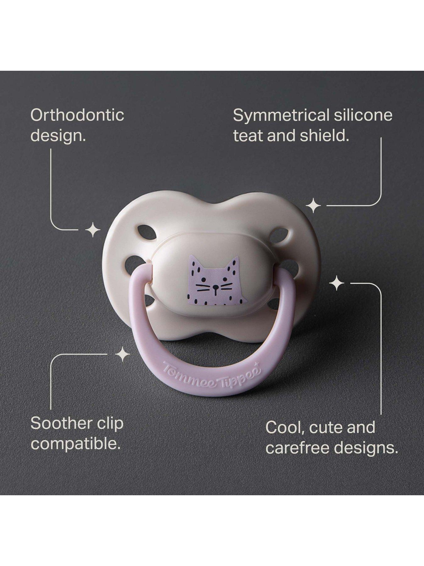 Image 3 of 7 of Tommee Tippee Ultimate Fit Soother, 0-6 Months, 4 Pack, Orthodontic Dummy, Pink