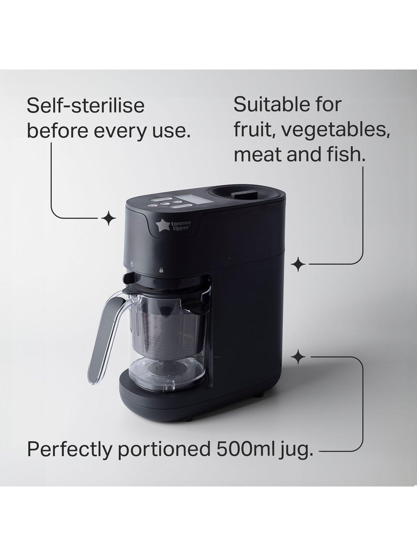  image of tommee-tippee-tt-6-in-1-baby-food-maker-black