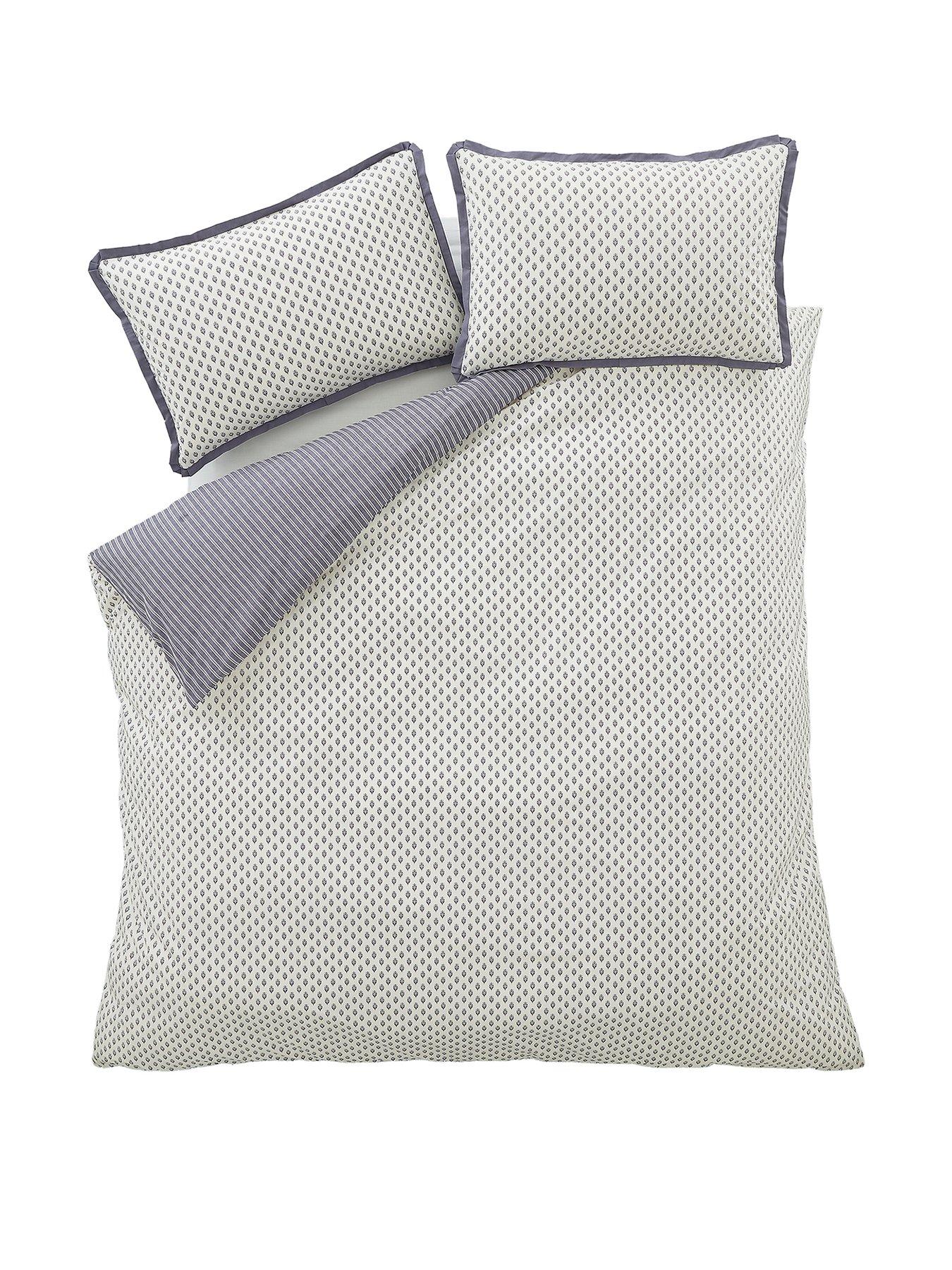 Image 2 of 7 of Bianca Amelie 100% Cotton Duvet Set Blue