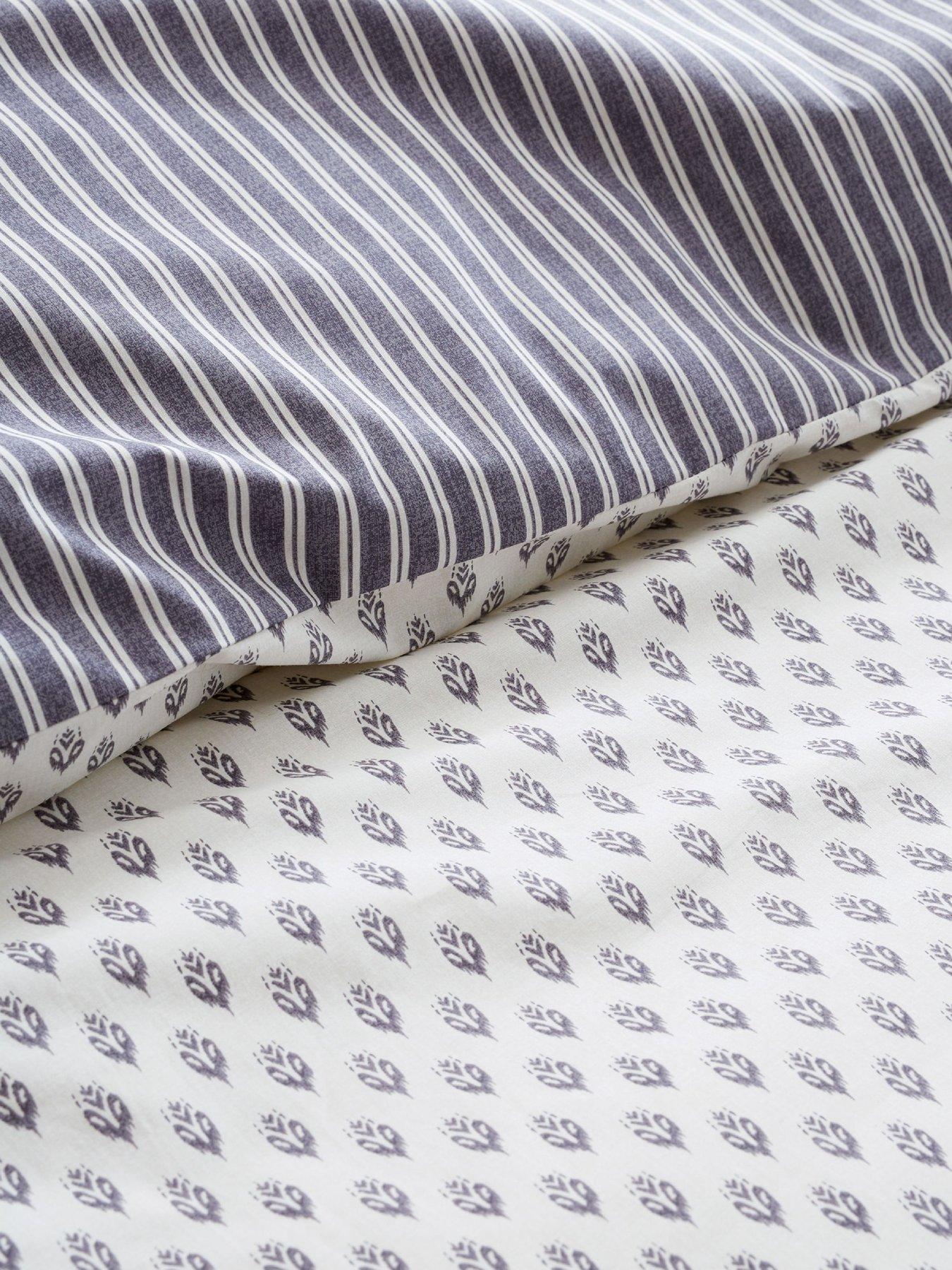 Image 7 of 7 of Bianca Amelie 100% Cotton Duvet Set Blue