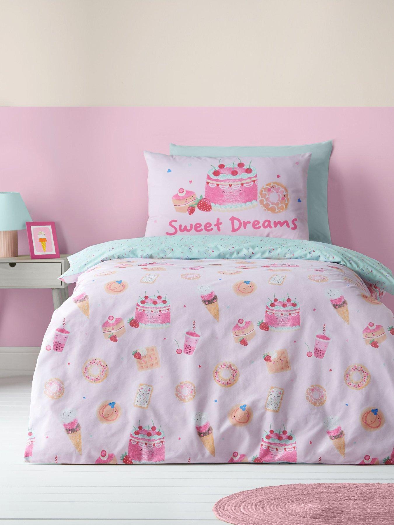 catherine-lansfield-sweet-treats-duvet-set-pink