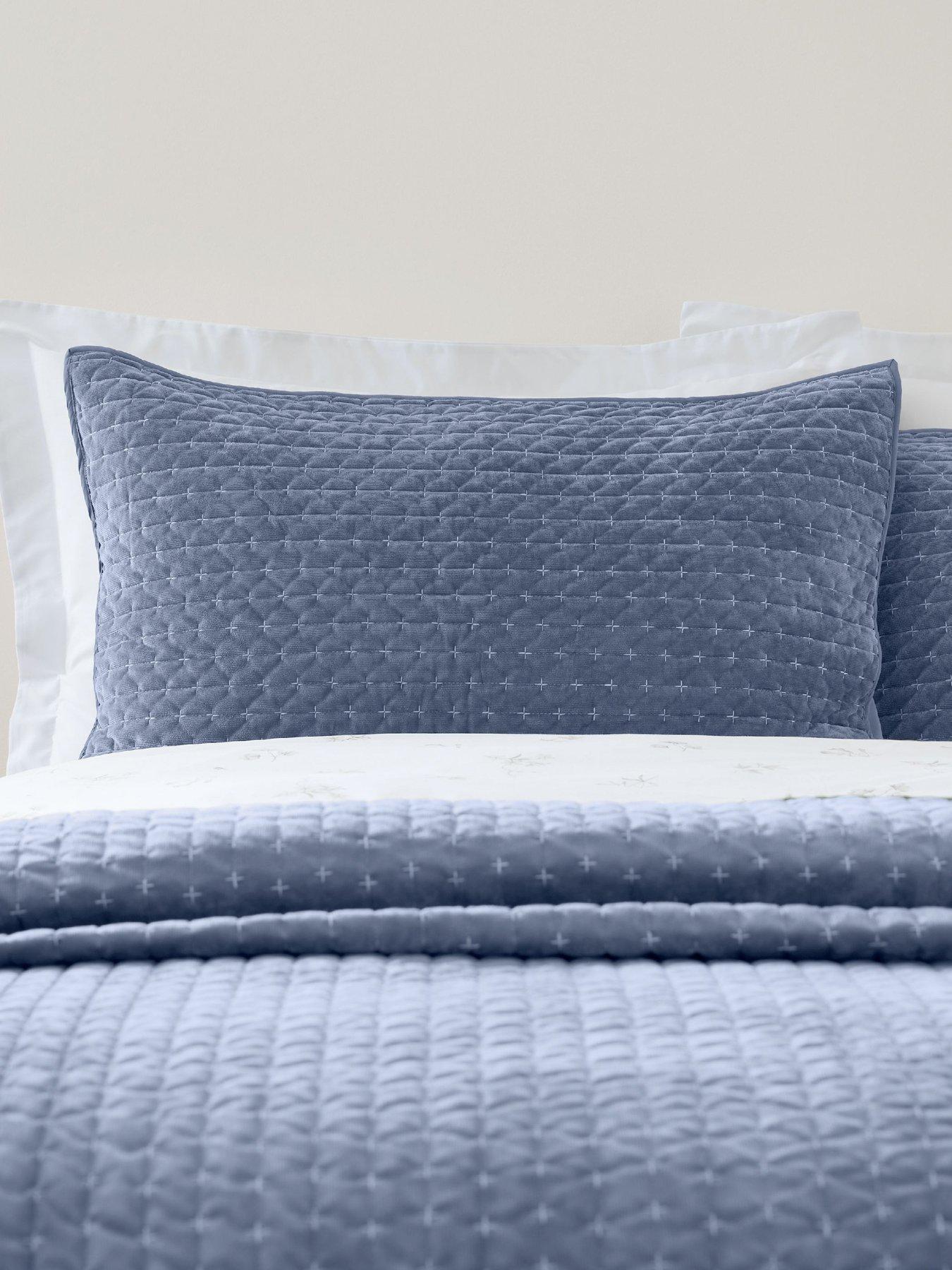 Bianca Attica Velvet Pillowsham Pair