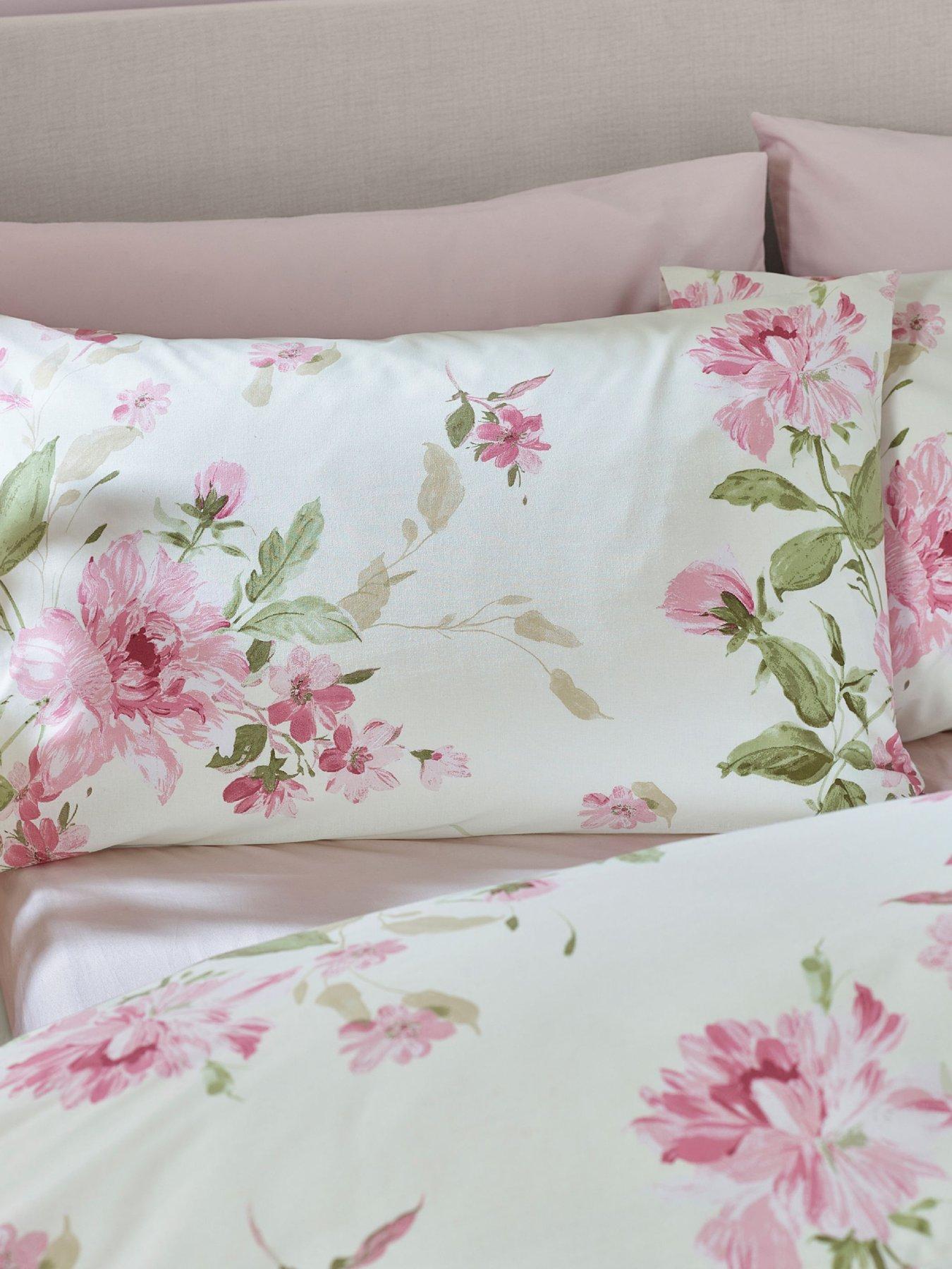 Image 5 of 6 of Catherine Lansfield Avebury Floral Duvet Set Cream