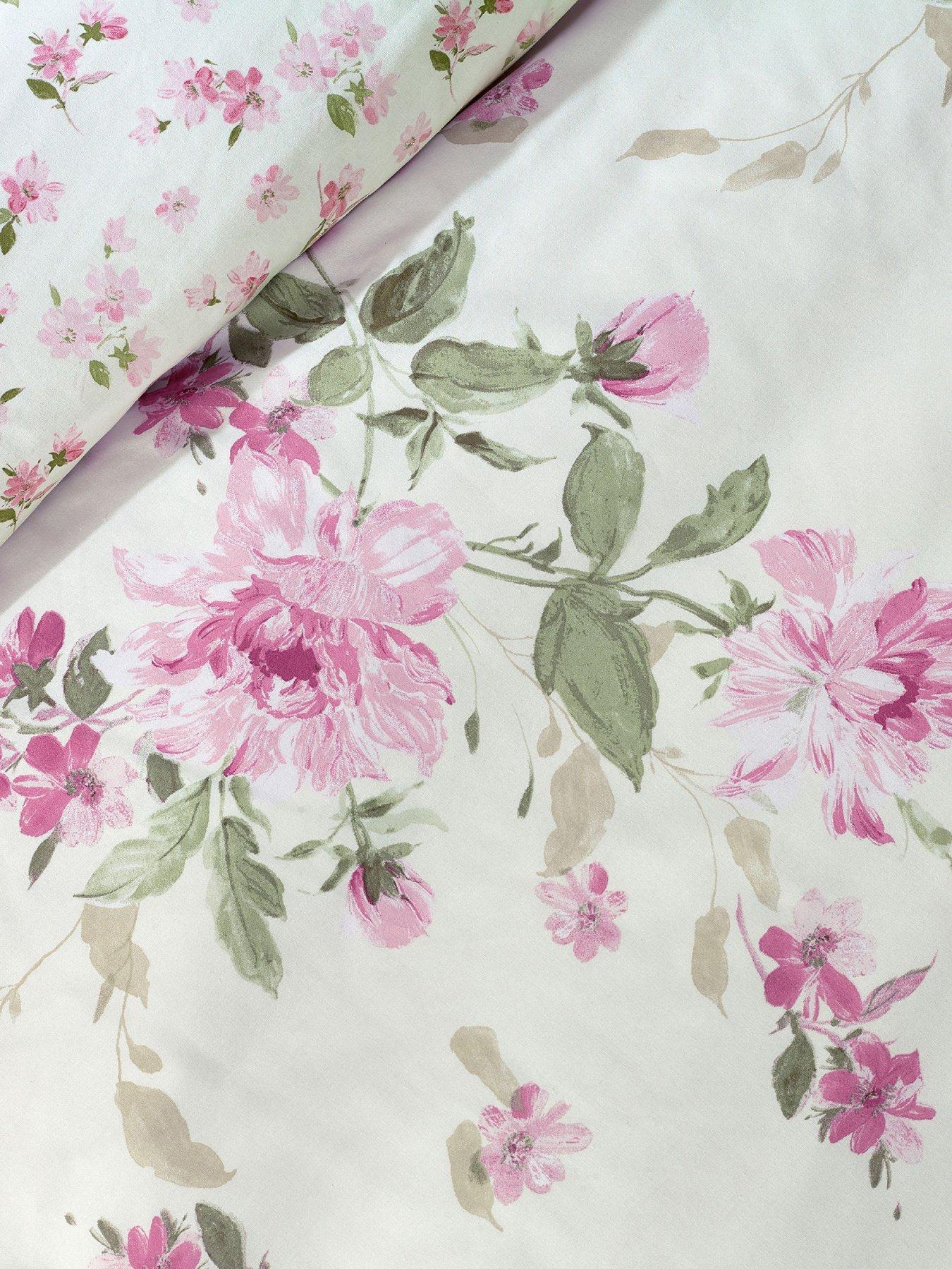 Image 6 of 6 of Catherine Lansfield Avebury Floral Duvet Set Cream