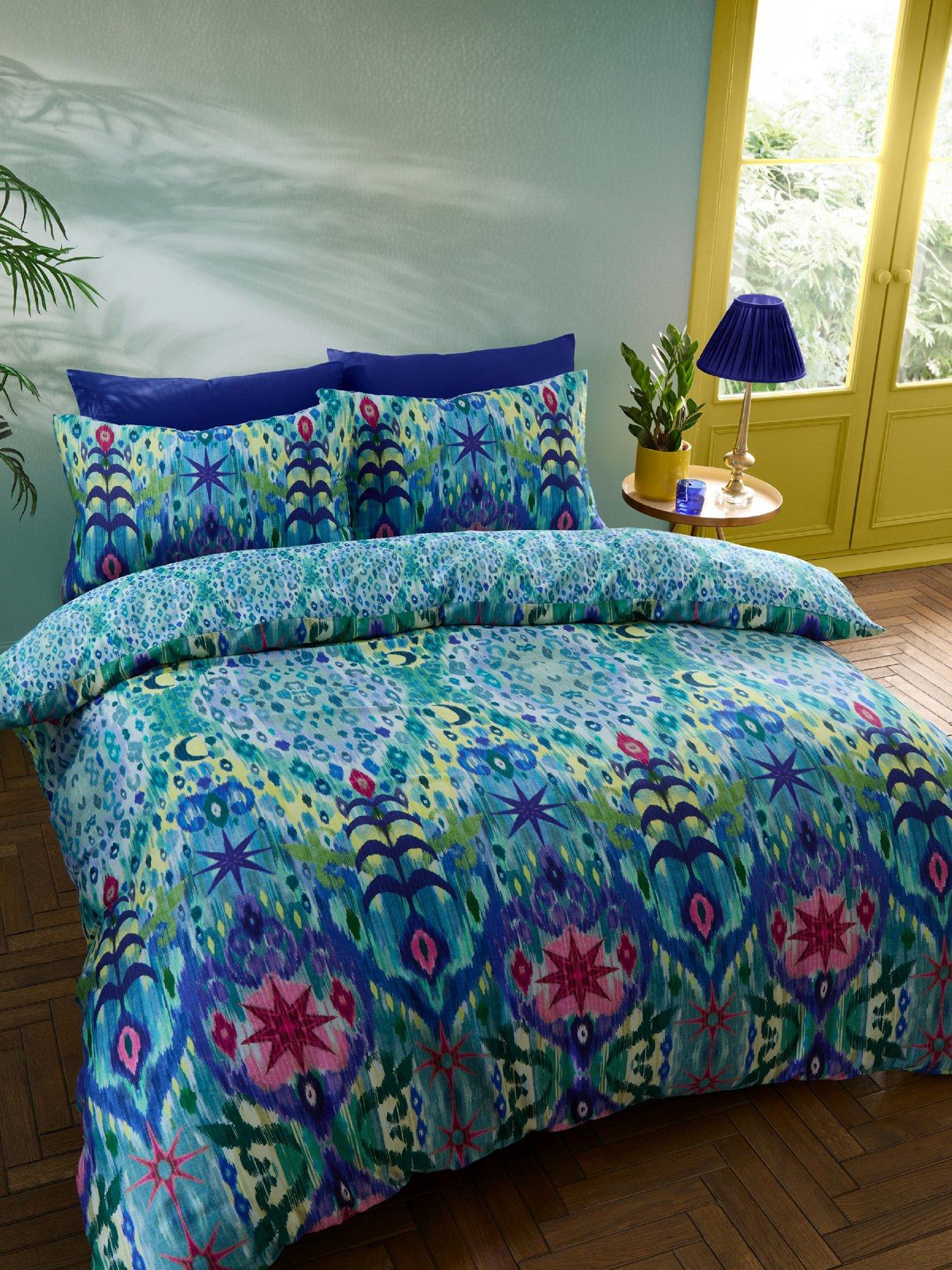 Matthew Williamson Ikat Duvet Set Blue