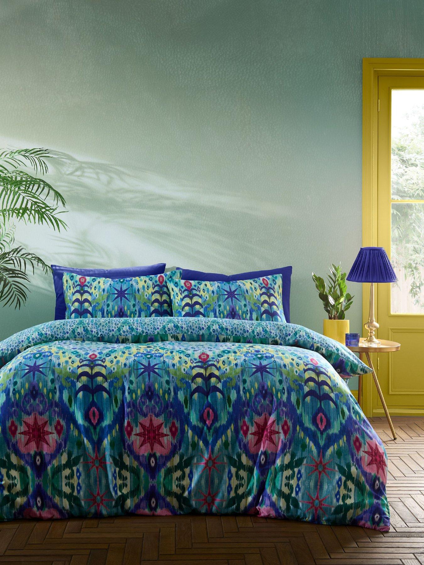  image of matthew-williamson-ikat-duvet-set-blue