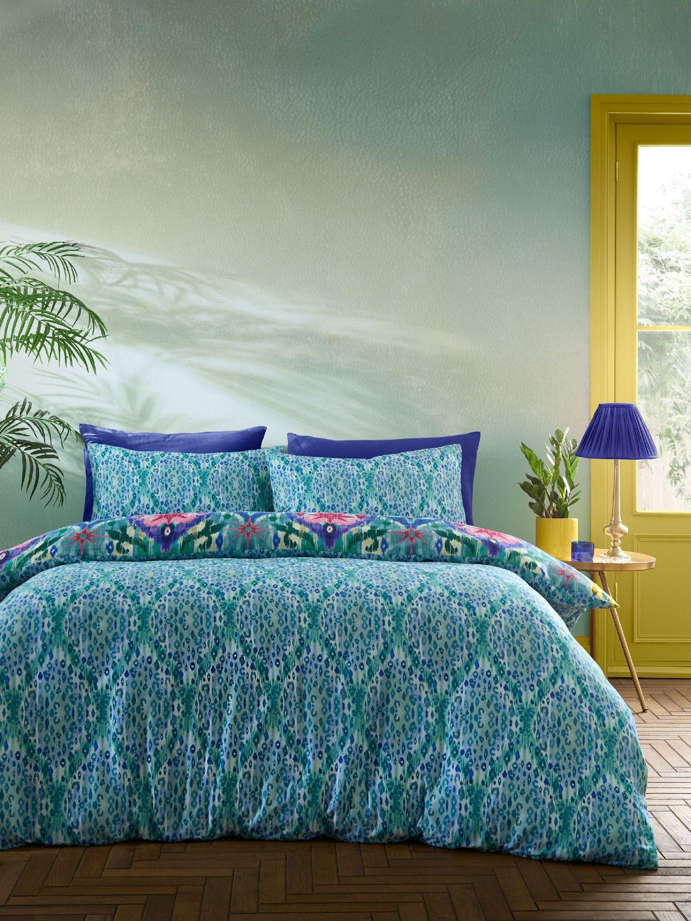  image of matthew-williamson-ikat-duvet-set-blue
