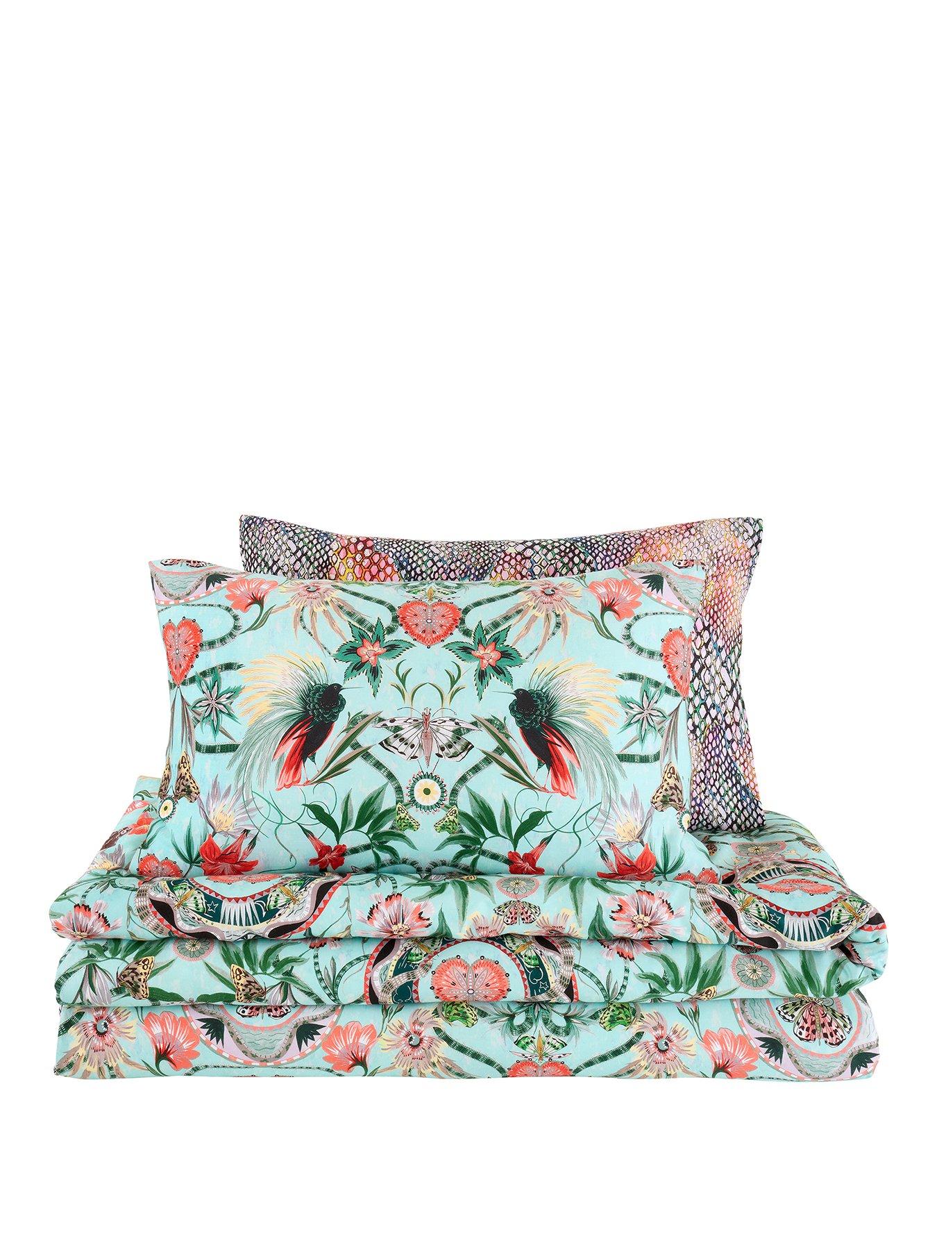  image of matthew-williamson-mother-amazon-duvet-set-green