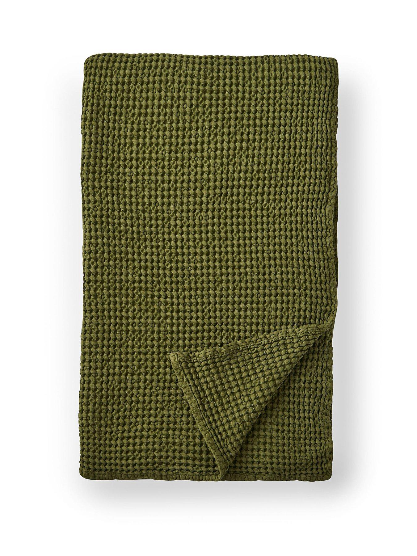  image of pineapple-elephant-jaipur-waffle-100-cotton-throw
