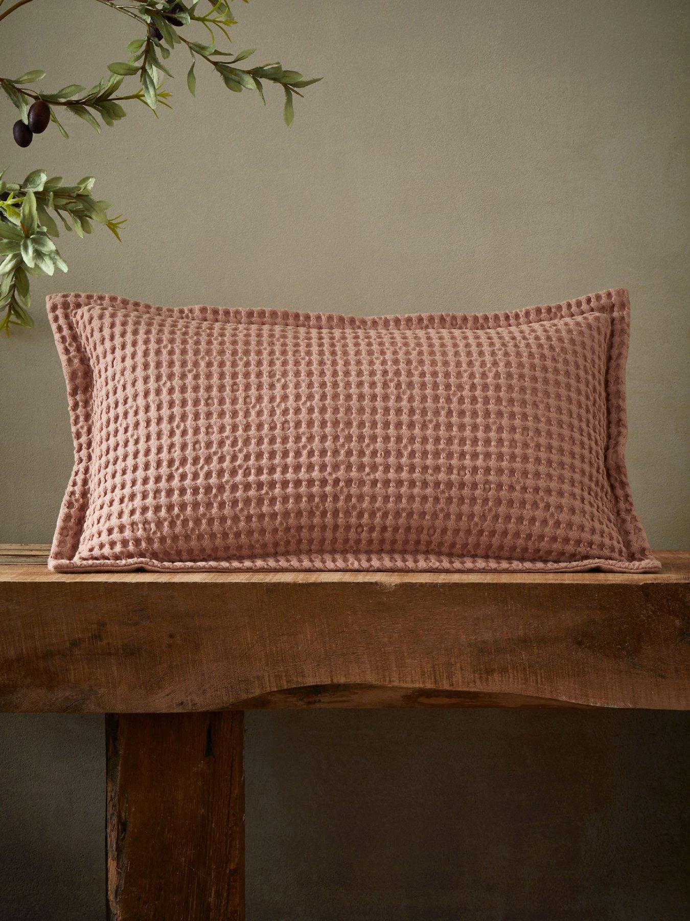 Pineapple Elephant Jaipur Waffle 100% Cotton  Filled Cushion 30X50
