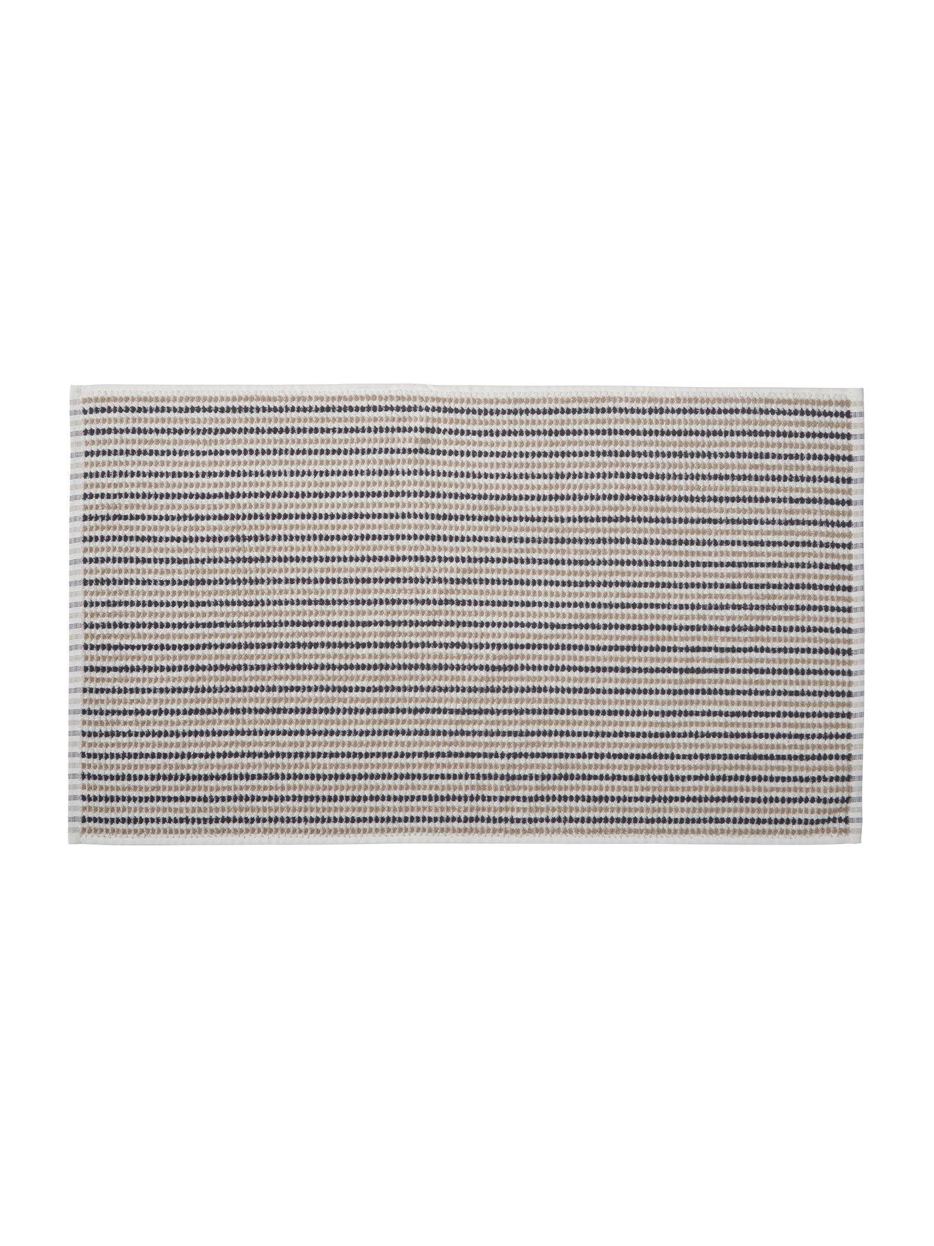 Image 4 of 4 of Catherine Lansfield Rice Weave Stripe Cotton Towel Collection