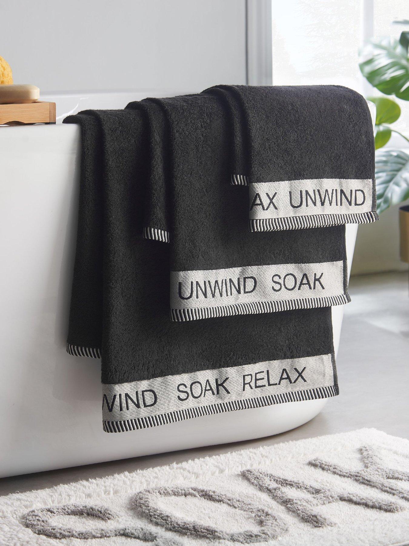Catherine Lansfield Relax And Unwind Towel Bale 4 Pack