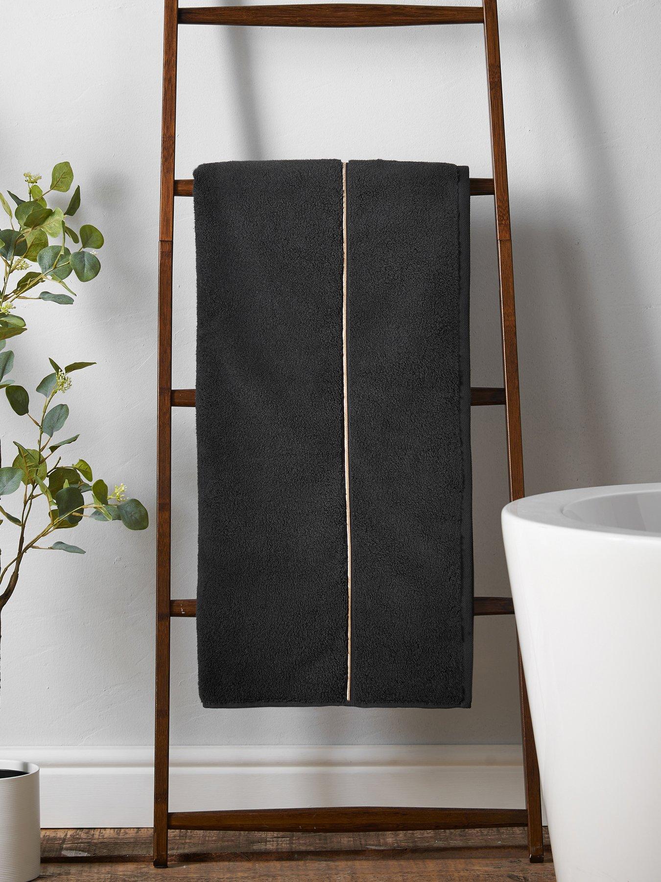 Image 1 of 5 of Bianca Zero Twist Satin Stitch Cotton Towel Collection
