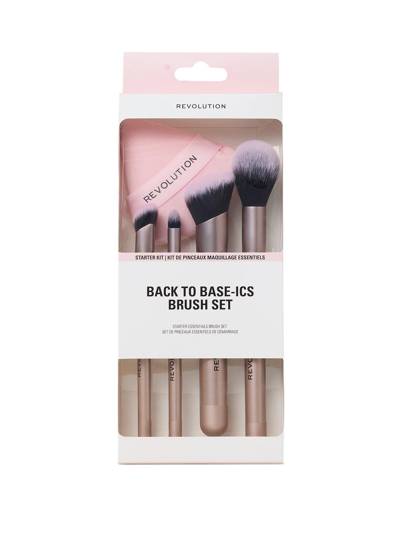 Image 1 of 2 of Revolution Beauty London Revolution Back To Base-ics Starter Essentials Brush Set