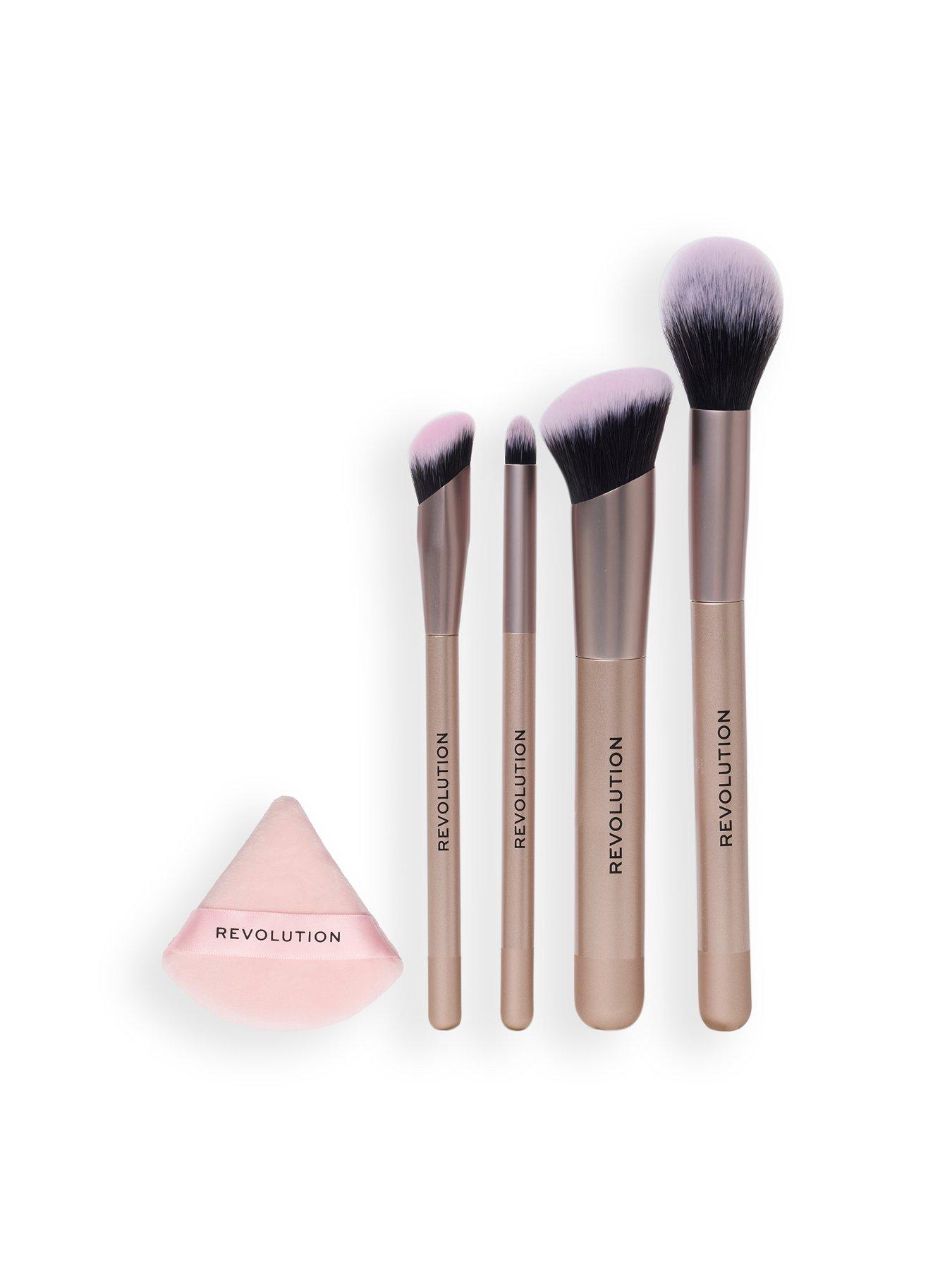 Image 2 of 2 of Revolution Beauty London Revolution Back To Base-ics Starter Essentials Brush Set