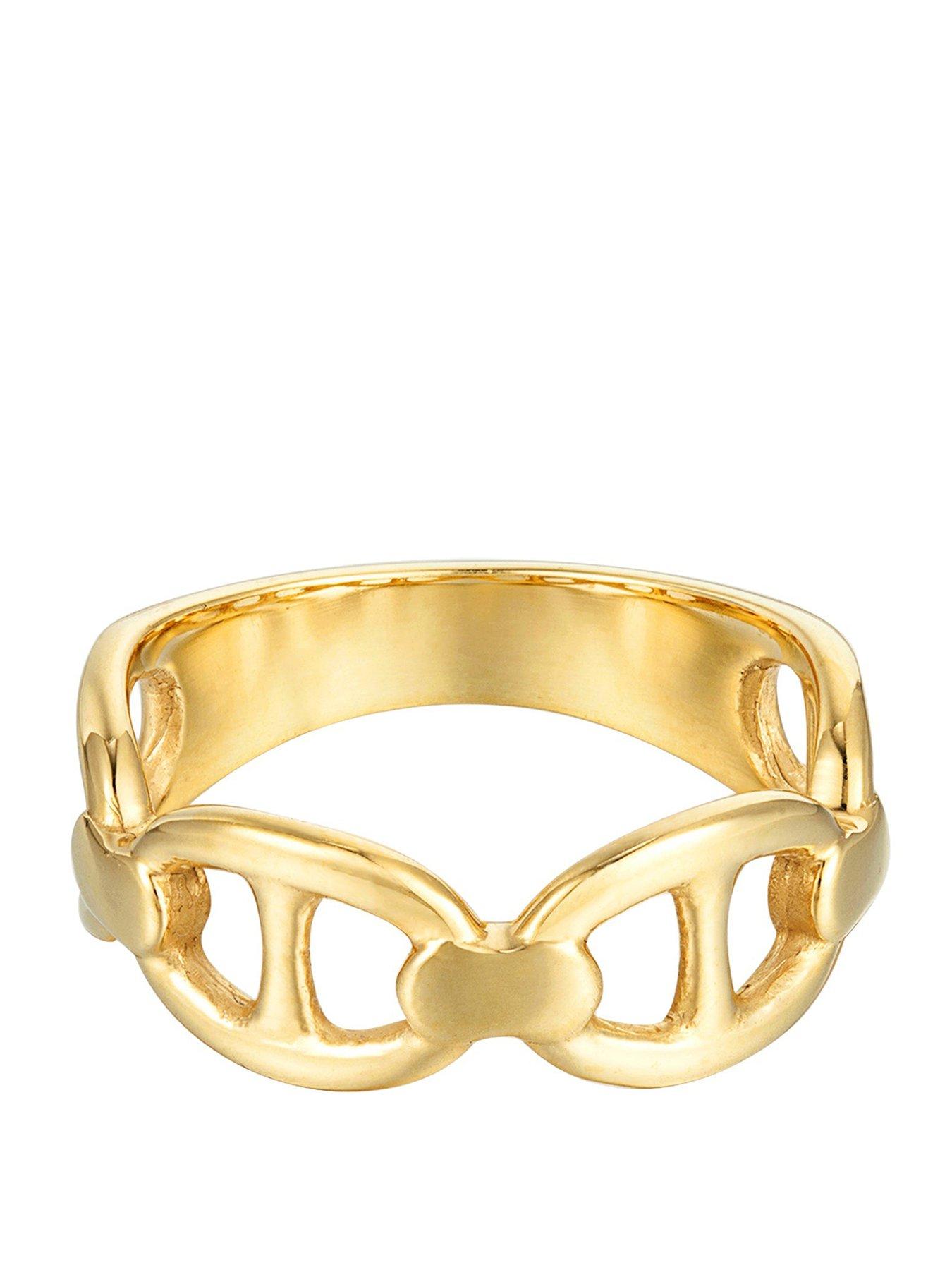 Image 1 of 5 of Seol + Gold 18ct Gold Vermeil Mariner Ring