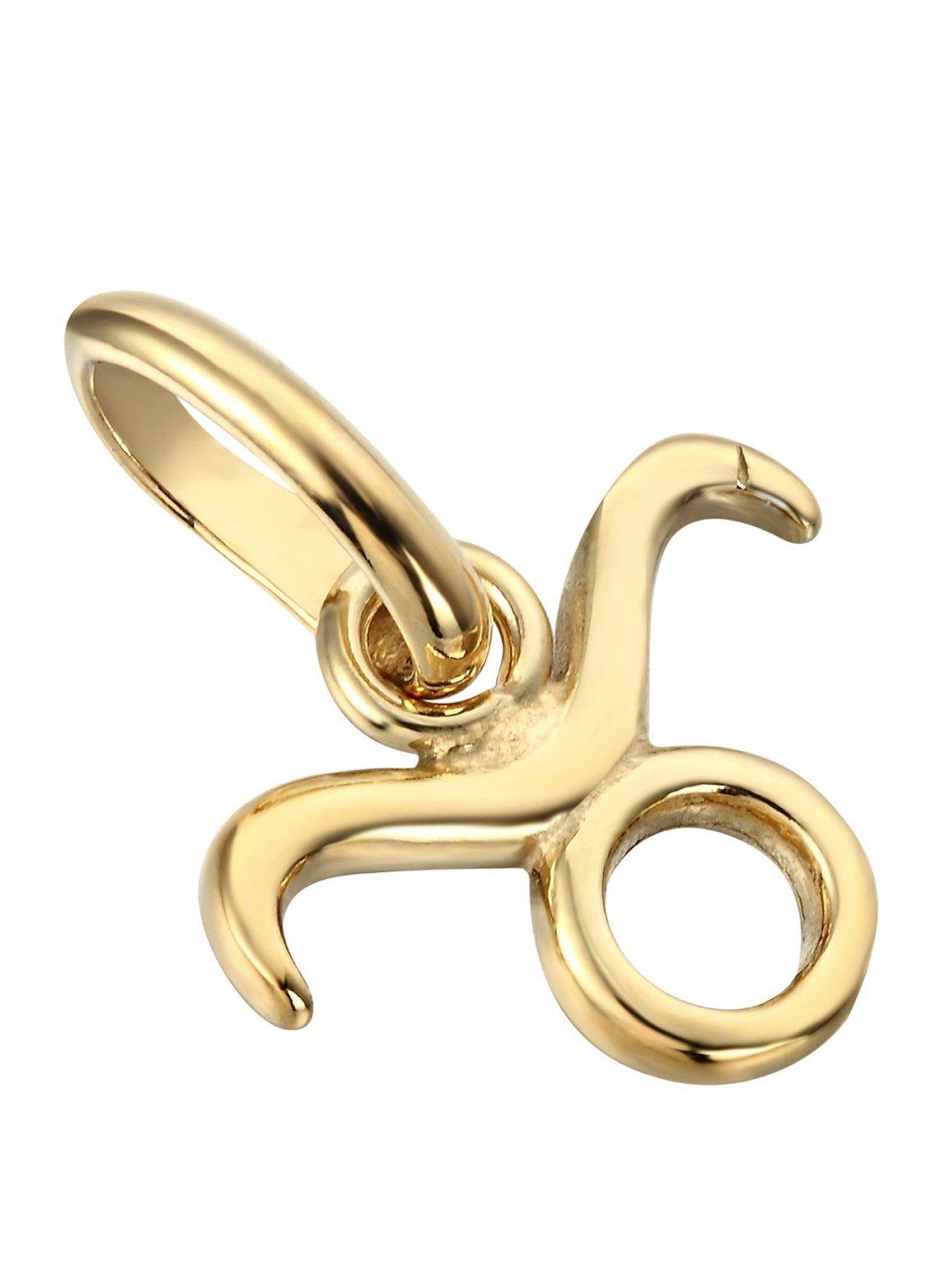 Seol + Gold 18ct Gold Vermeil Zodiac Symbol Charm (all zodiac)