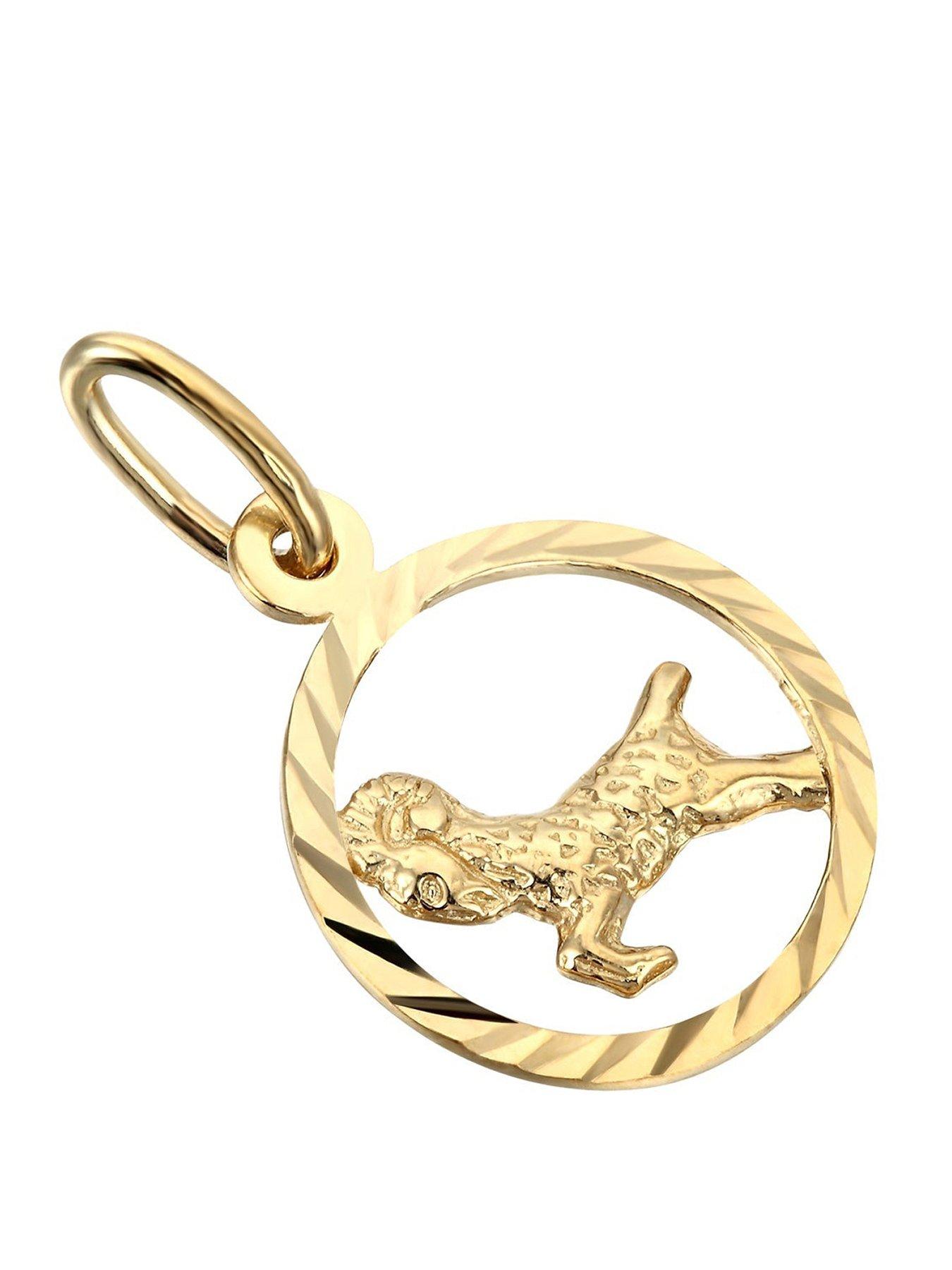 Seol + Gold 18ct Gold Vermeil Zodiac Sign Pendant (all zodiac)