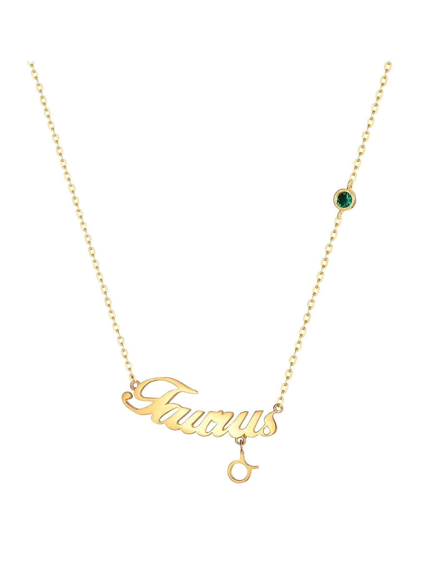 Seol + Gold 18ct Gold Vermeil Zodiac Sign Pendant (all zodiac)