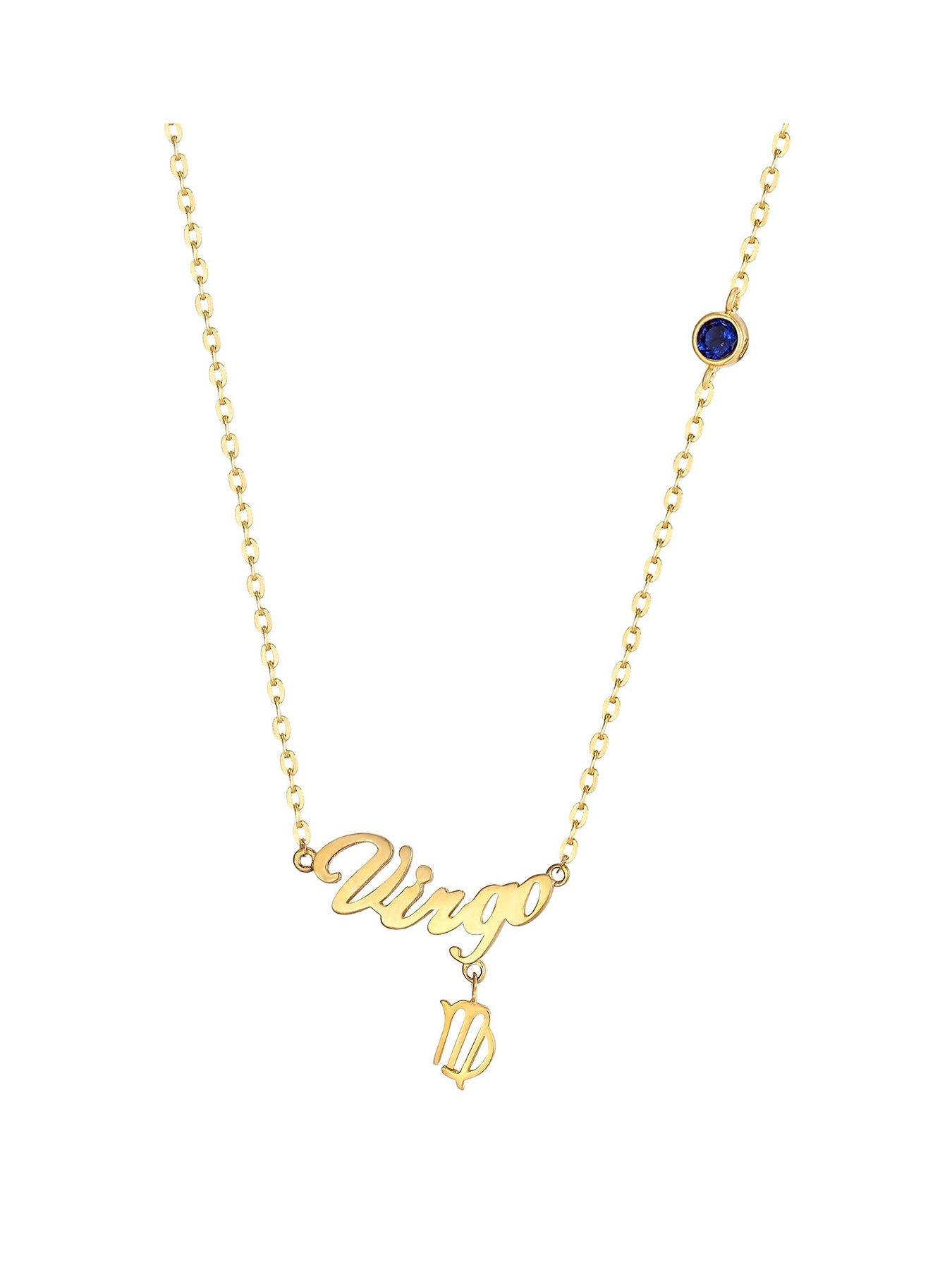 Seol + Gold 18ct Gold Vermeil Zodiac Sign Pendant (all zodiac)