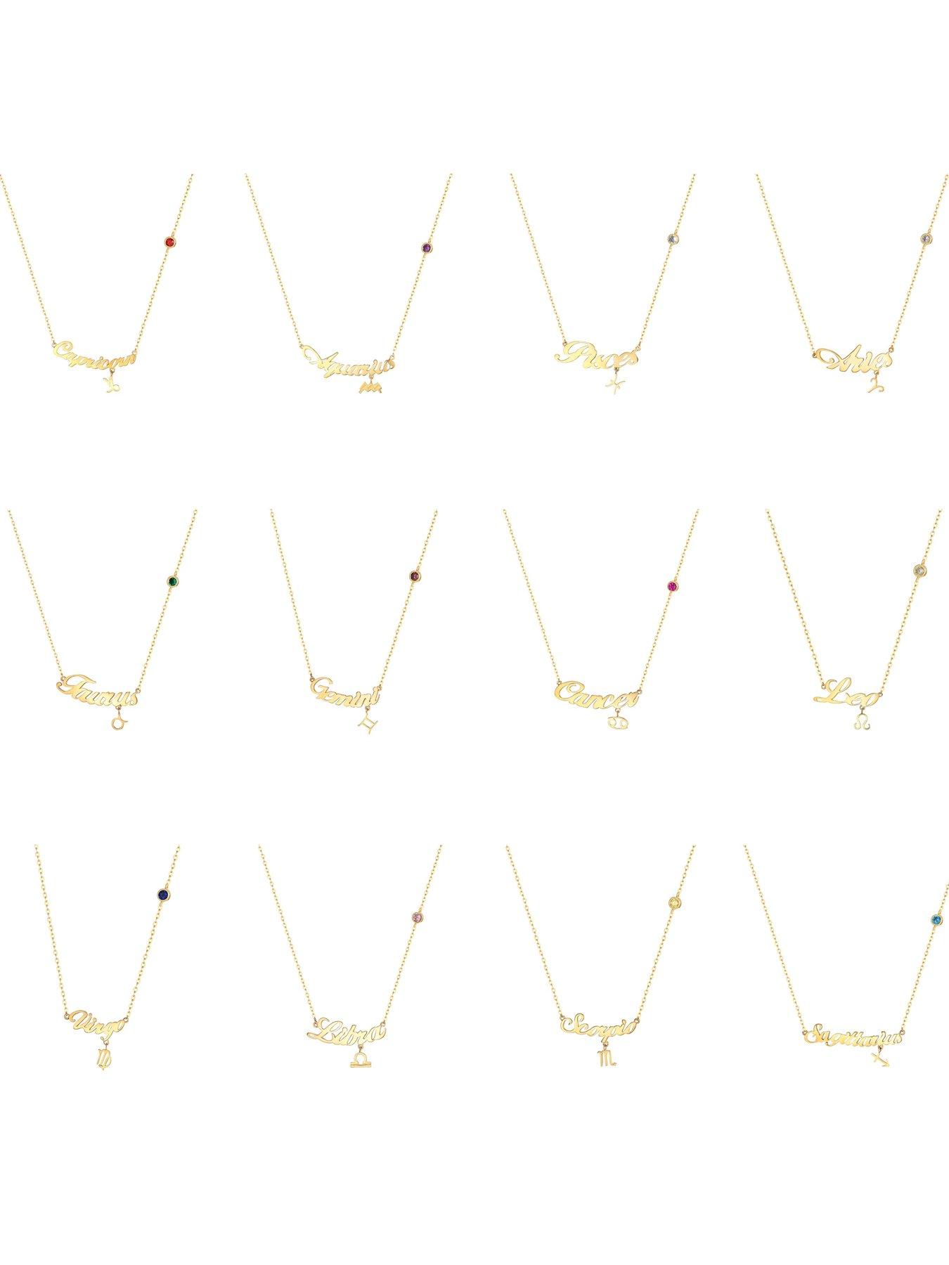 Image 7 of 7 of Seol + Gold 18ct Gold Vermeil Zodiac Sign Pendant (all zodiac)