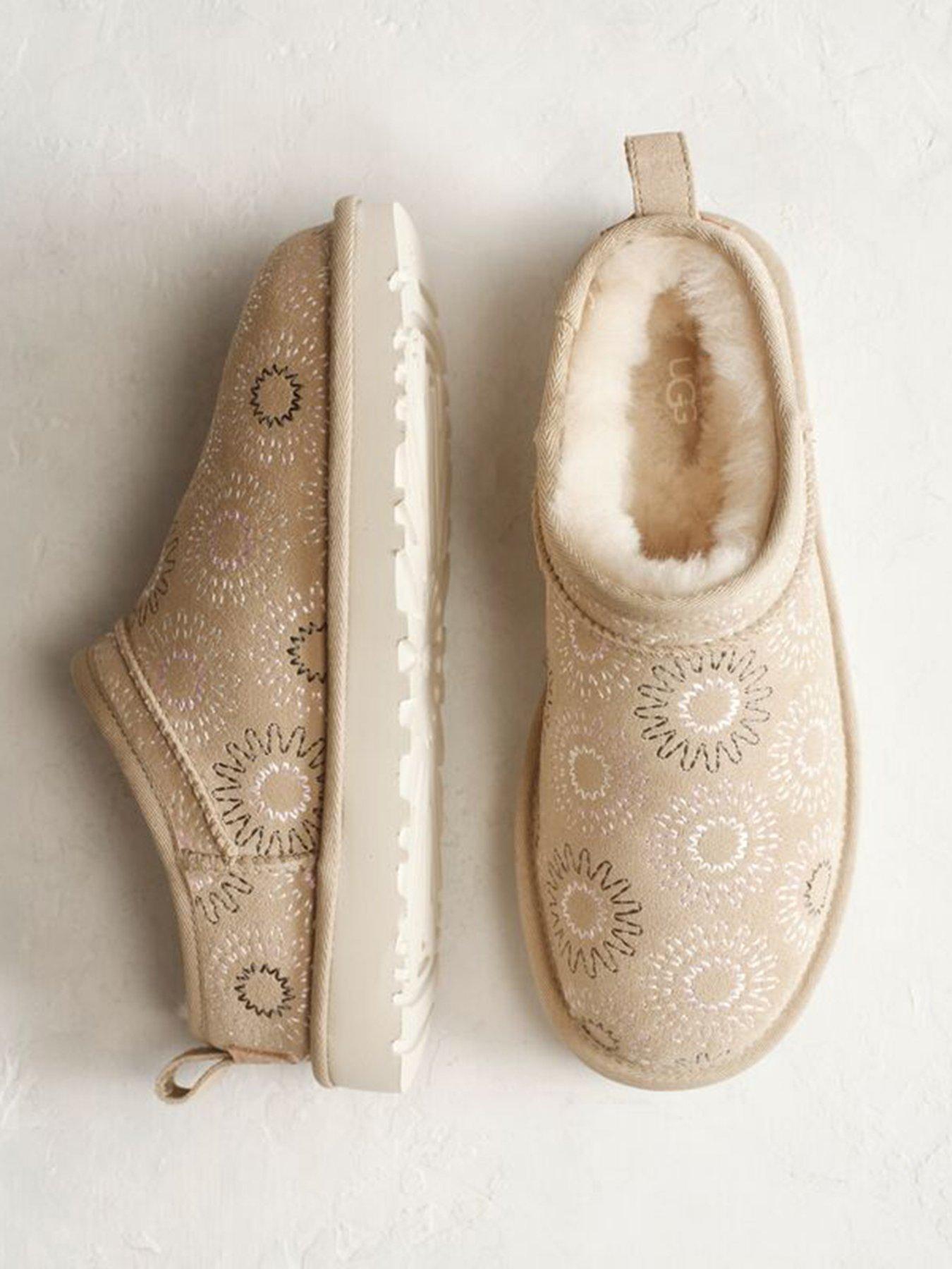 Image 1 of 6 of UGG Classic Micro Sun Stitch Boots&nbsp;- Mustard Seed