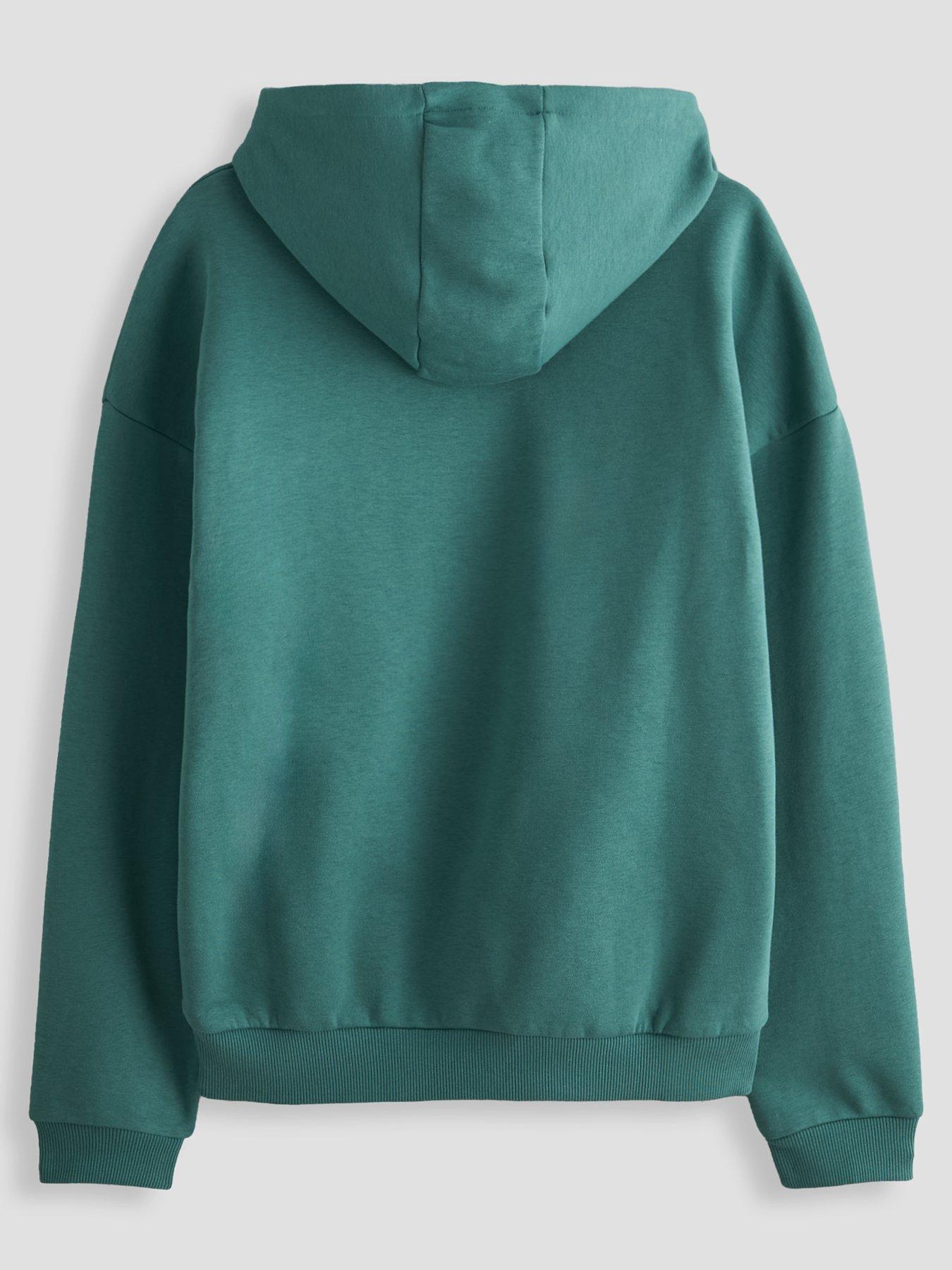 Image 2 of 5 of The Very Collection Boys Classic Hoodie - Green