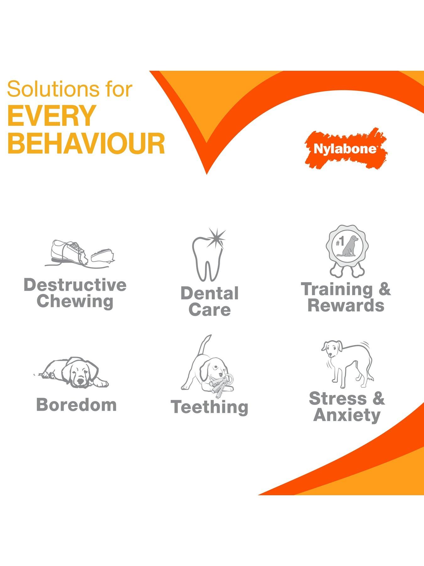  image of nylabone-nb103peu-ny-extreme-chew-bacon-medium