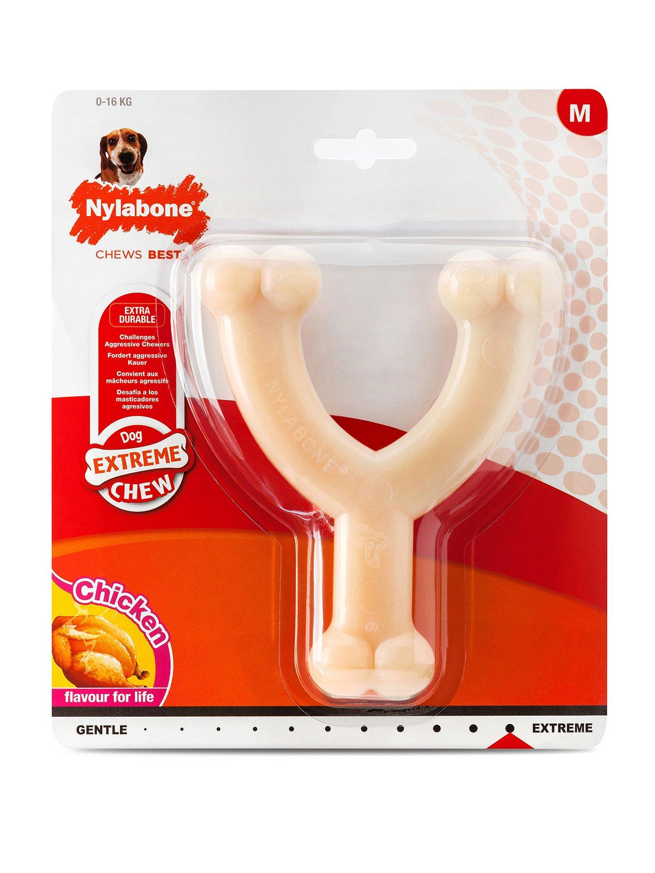 Nylabone N214Peu - Ny Extreme Chew Wishbone Chicken Medium