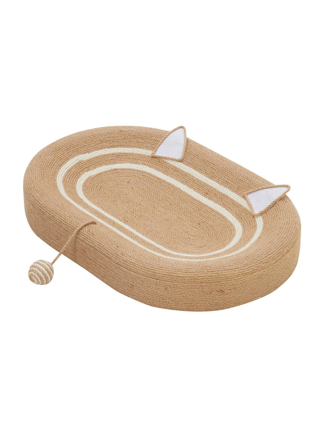 Image 3 of 7 of Living and Home Oval Cat Scratching Board Bed