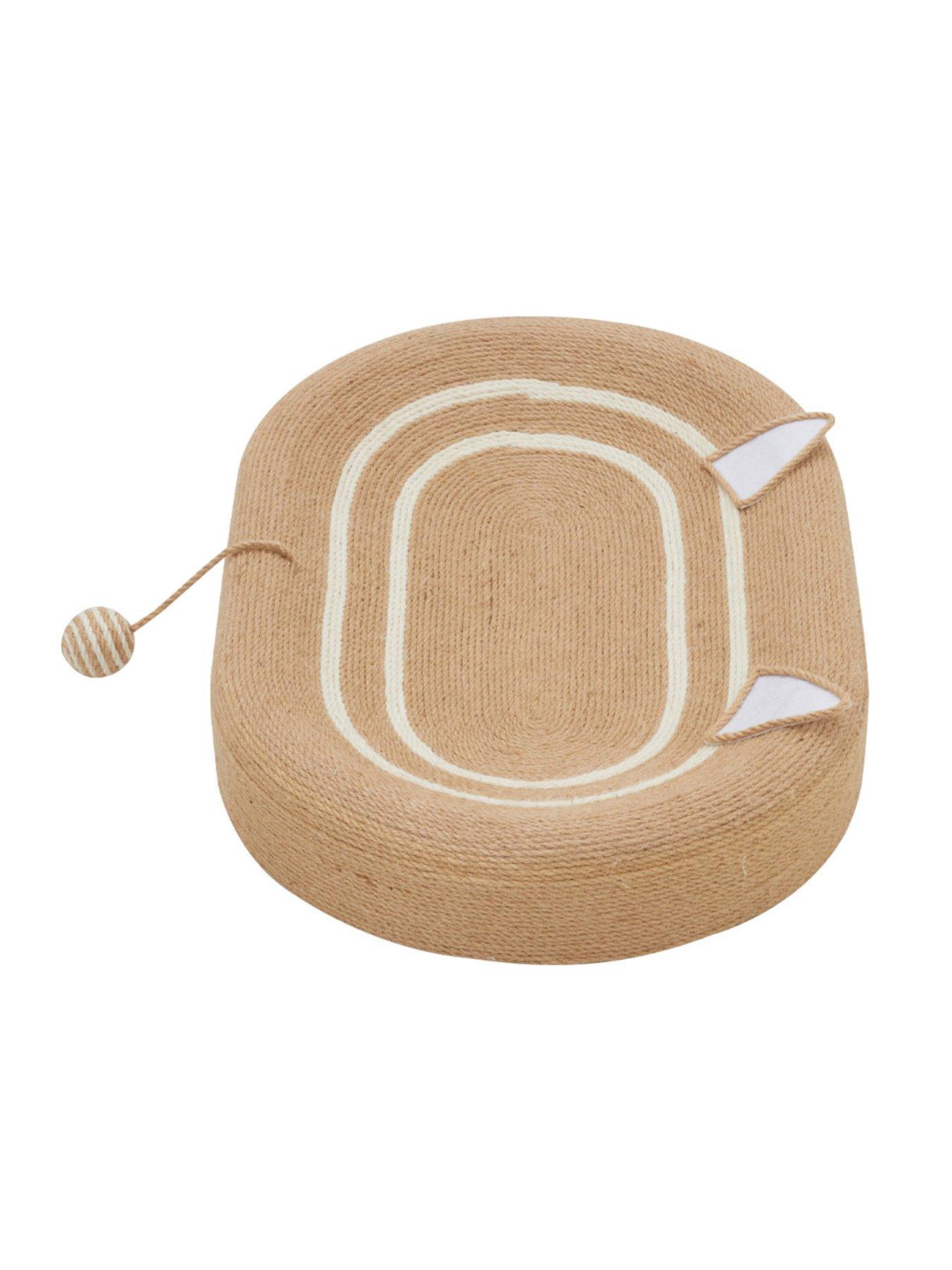 Image 4 of 7 of Living and Home Oval Cat Scratching Board Bed