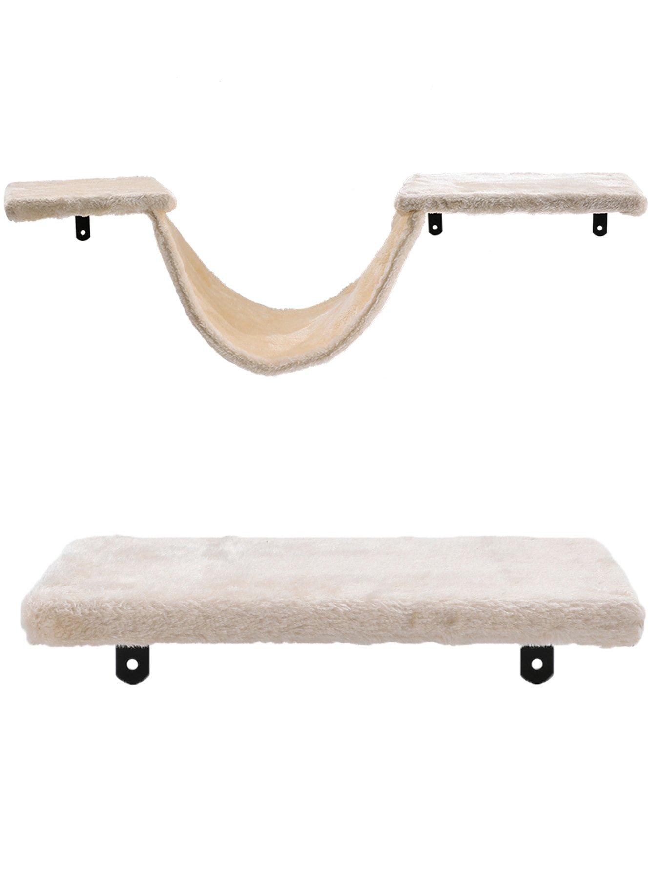 Image 3 of 7 of Living and Home Cat Tree Set with Hammock and Jumping Platform