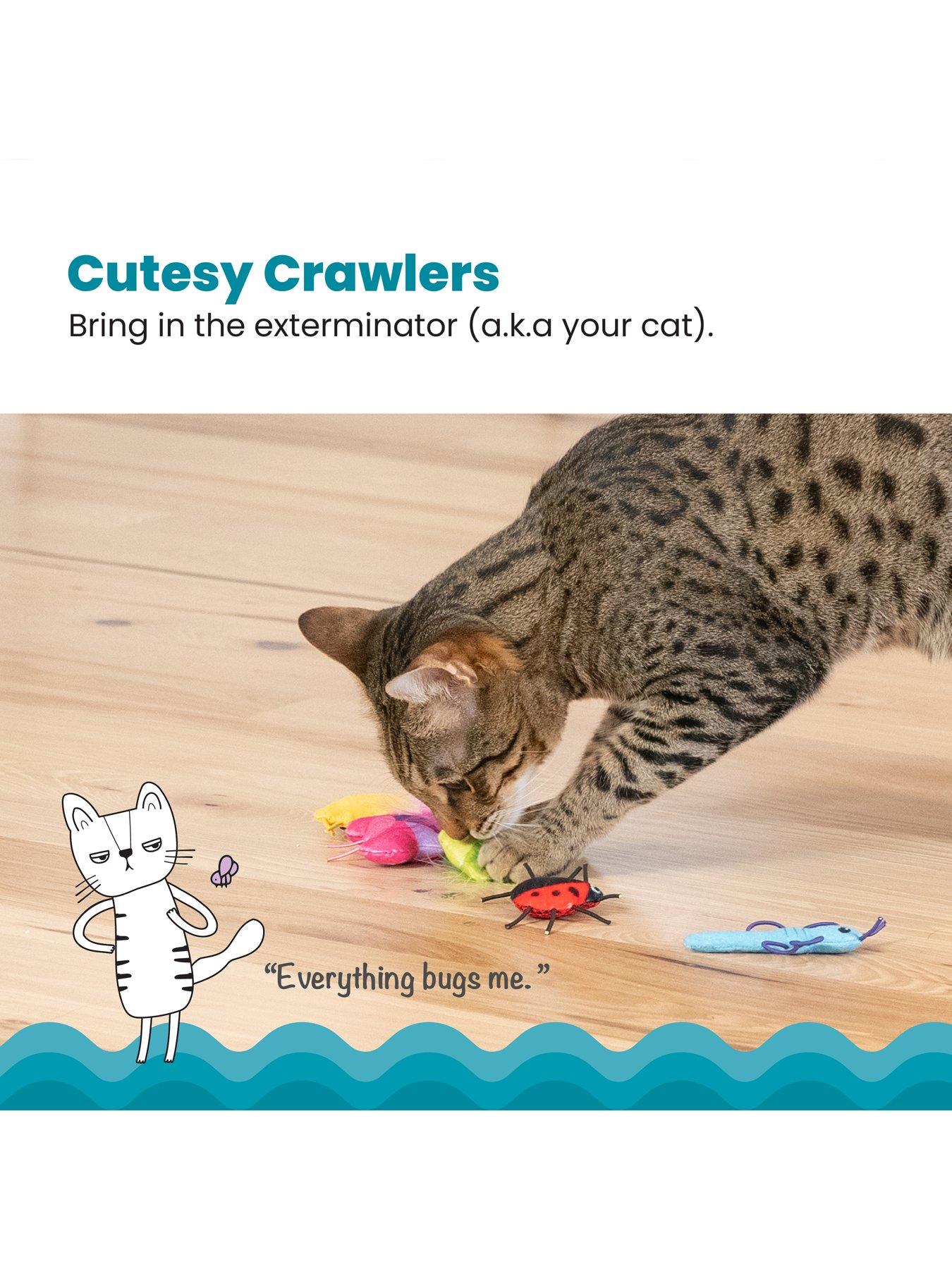 Image 6 of 7 of Nina Ottosson Cute As A Bug 6 Pack Cat Toy