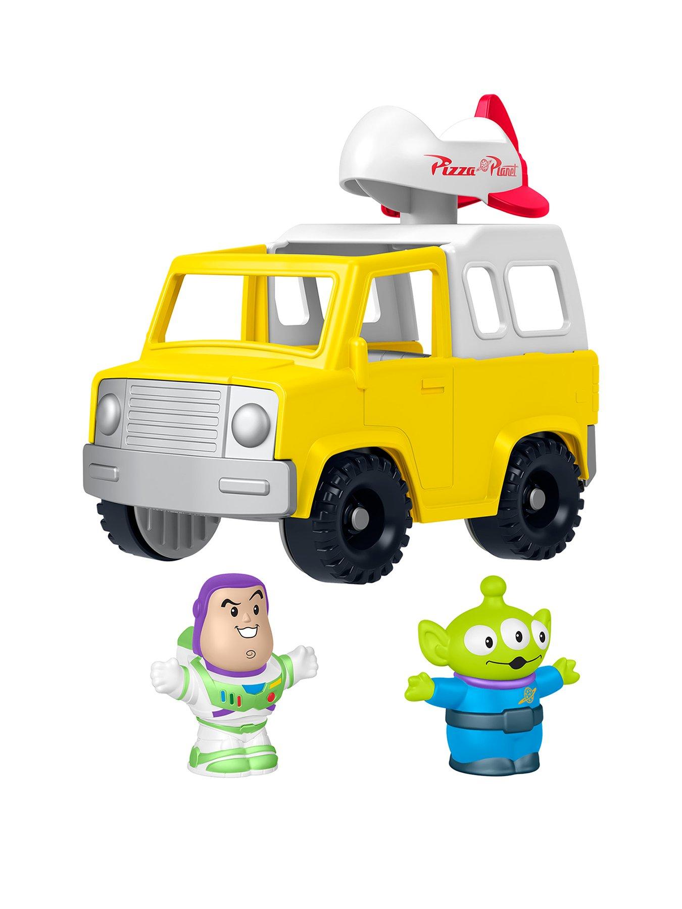 Image 1 of 7 of Fisher Price Toy Story Little People&nbsp;Pizza Planet Truck &amp; Buzz Lightyear Toy