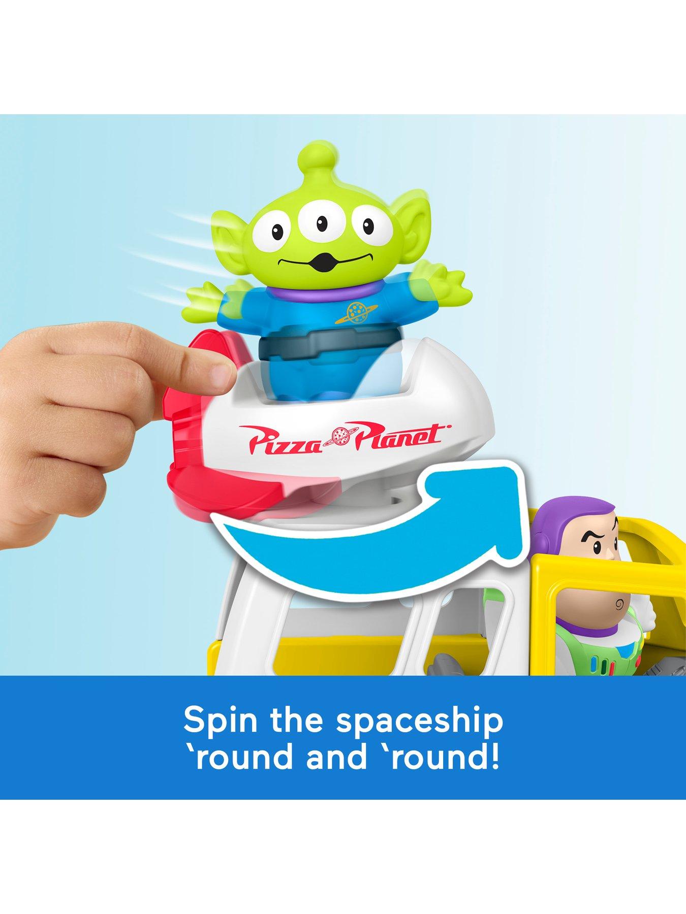 Image 3 of 7 of Fisher Price Toy Story Little People&nbsp;Pizza Planet Truck &amp; Buzz Lightyear Toy