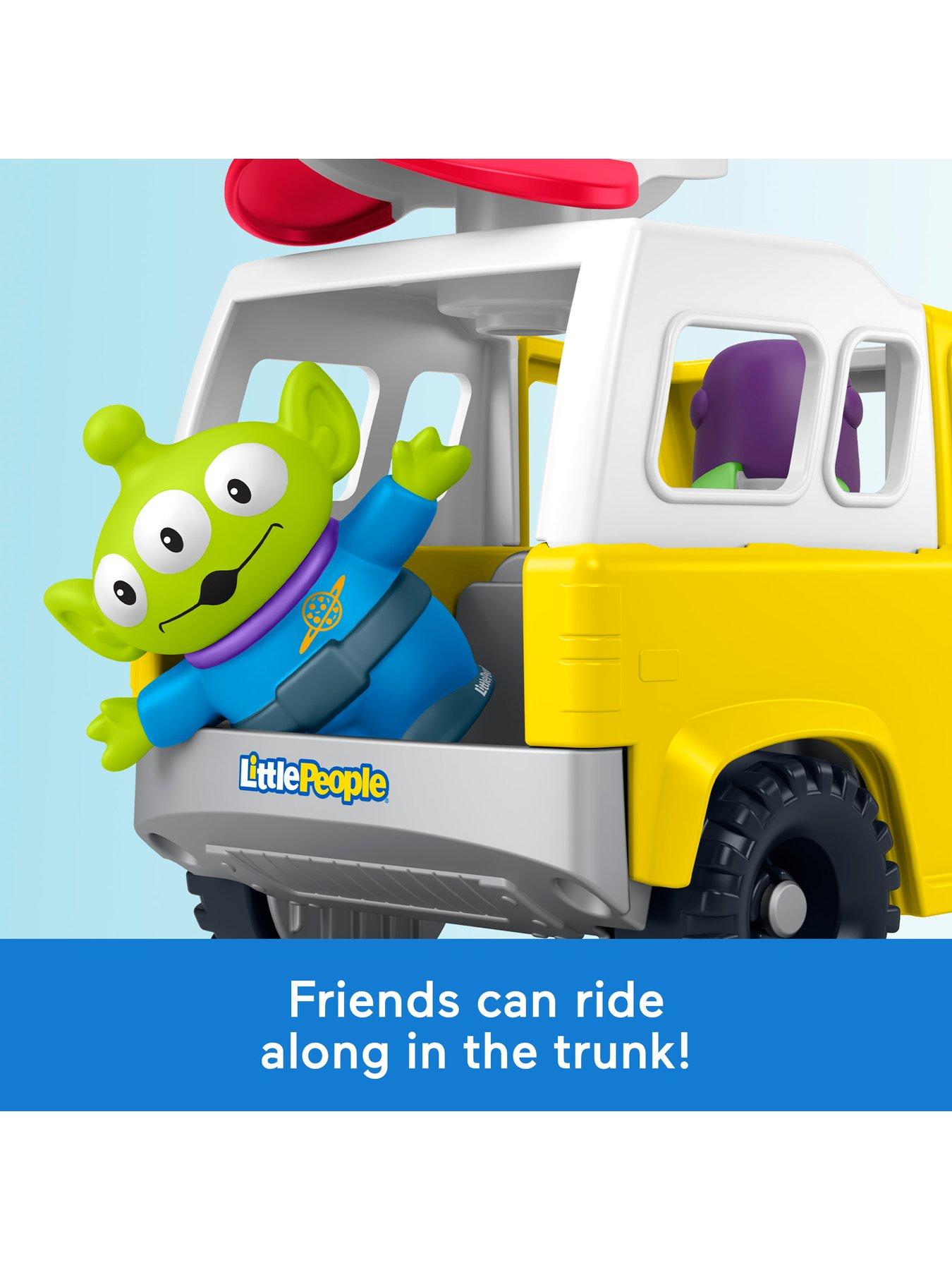 Image 4 of 7 of Fisher Price Toy Story Little People&nbsp;Pizza Planet Truck &amp; Buzz Lightyear Toy
