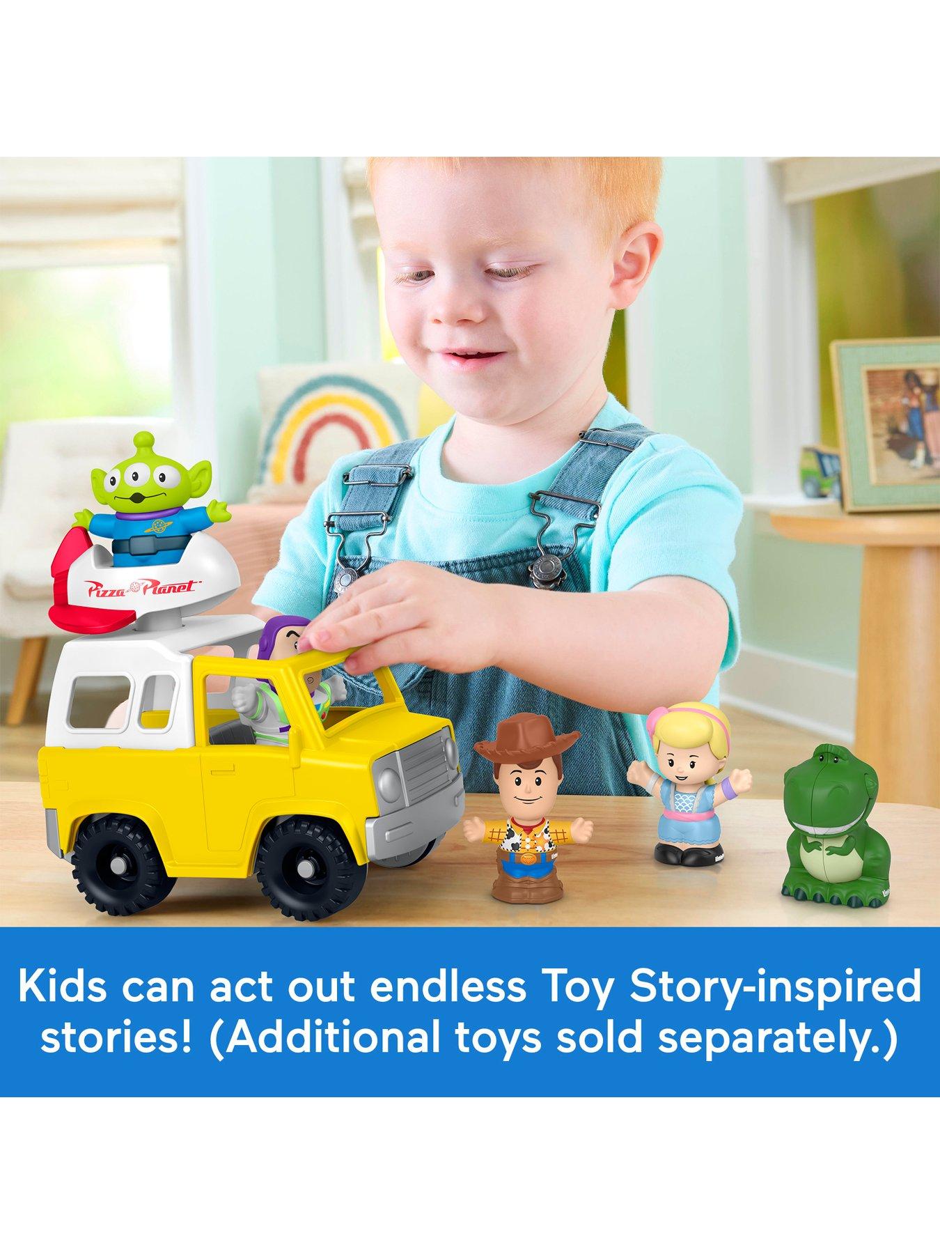 Image 5 of 7 of Fisher Price Toy Story Little People&nbsp;Pizza Planet Truck &amp; Buzz Lightyear Toy