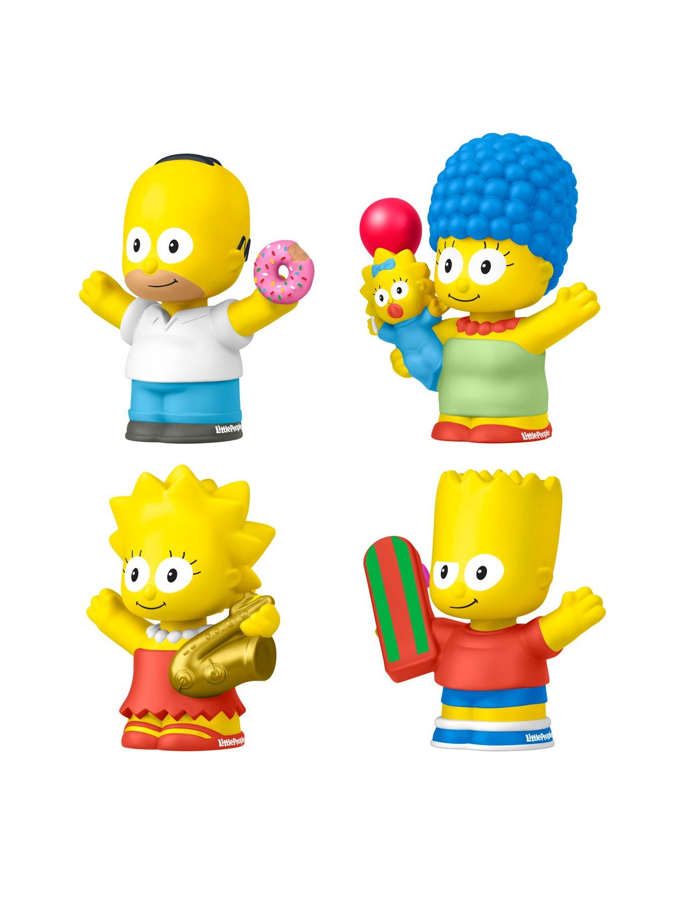 Image 5 of 8 of Fisher-Price Little People Collector The Simpsons TV Series Special Edition Set for Fans, 4 Figures