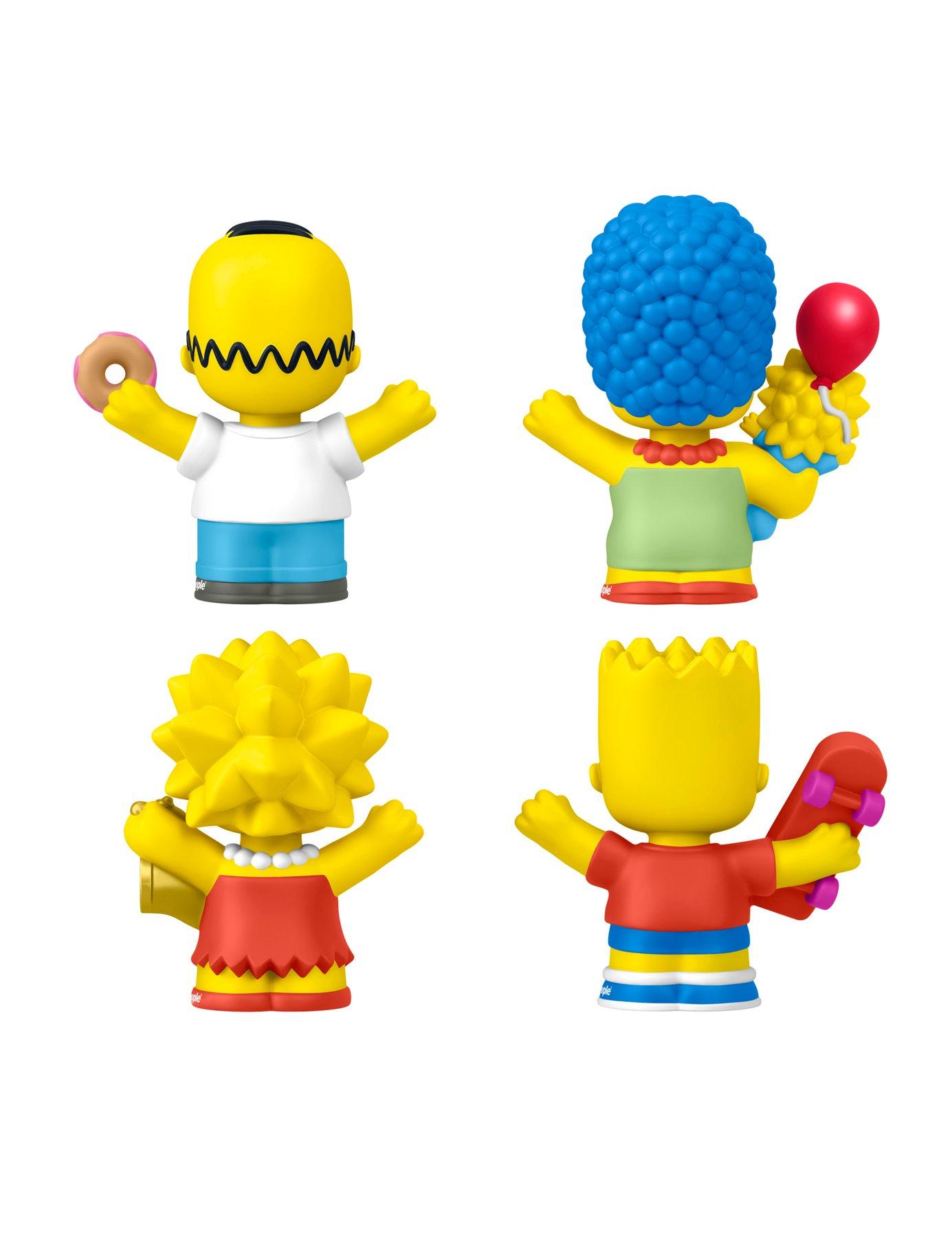 Image 6 of 8 of Fisher-Price Little People Collector The Simpsons TV Series Special Edition Set for Fans, 4 Figures