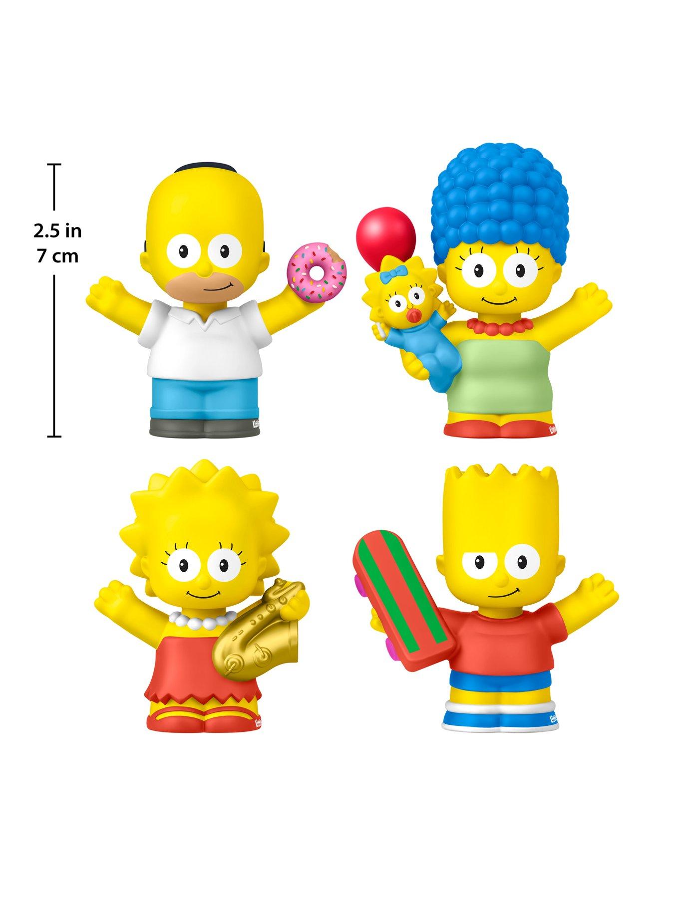 Image 7 of 8 of Fisher-Price Little People Collector The Simpsons TV Series Special Edition Set for Fans, 4 Figures