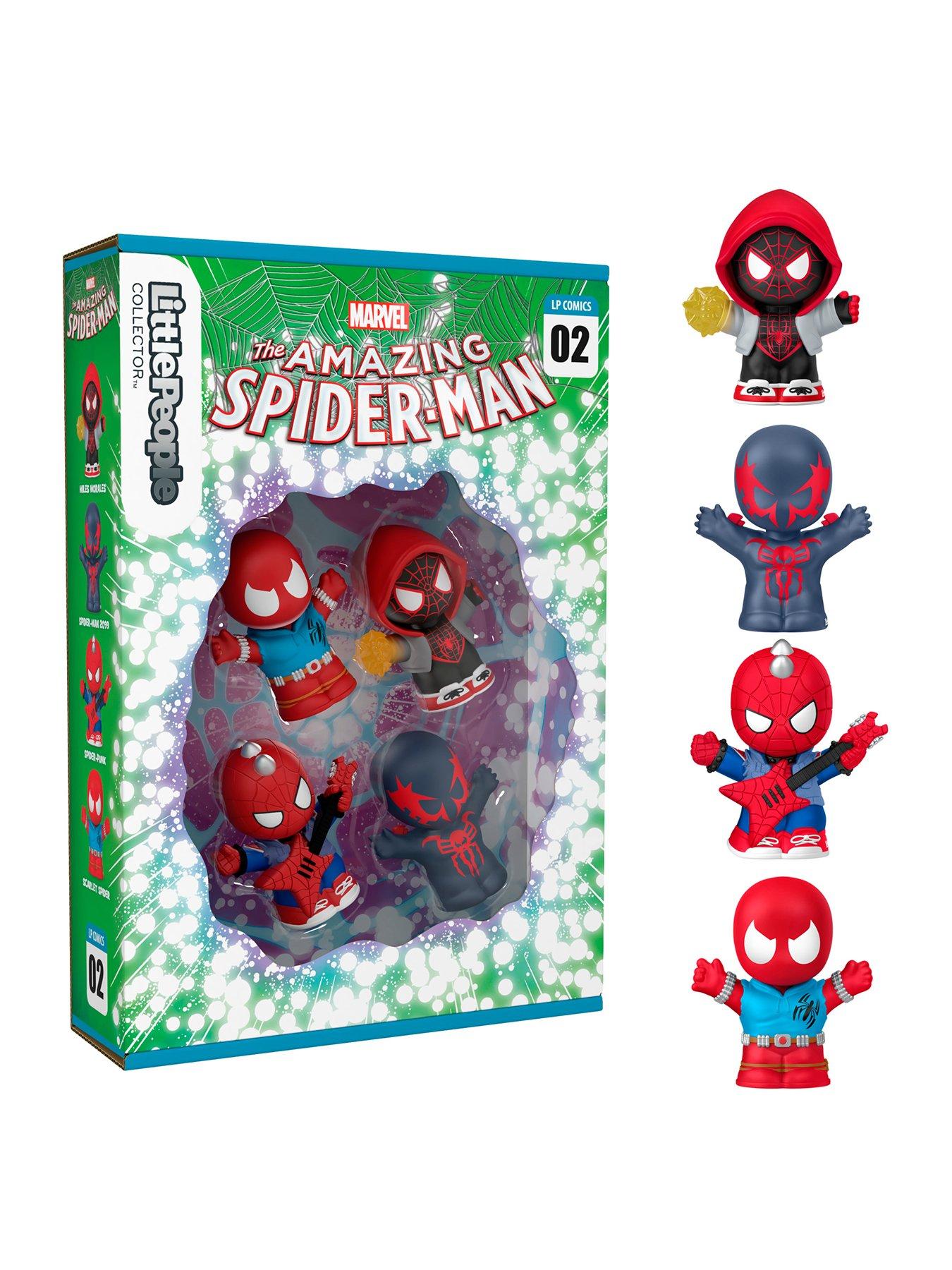 Fisher-Price Little People Collector Marvel Spider-Man: Issue 2 Special Edition Set for Comic Book Fans