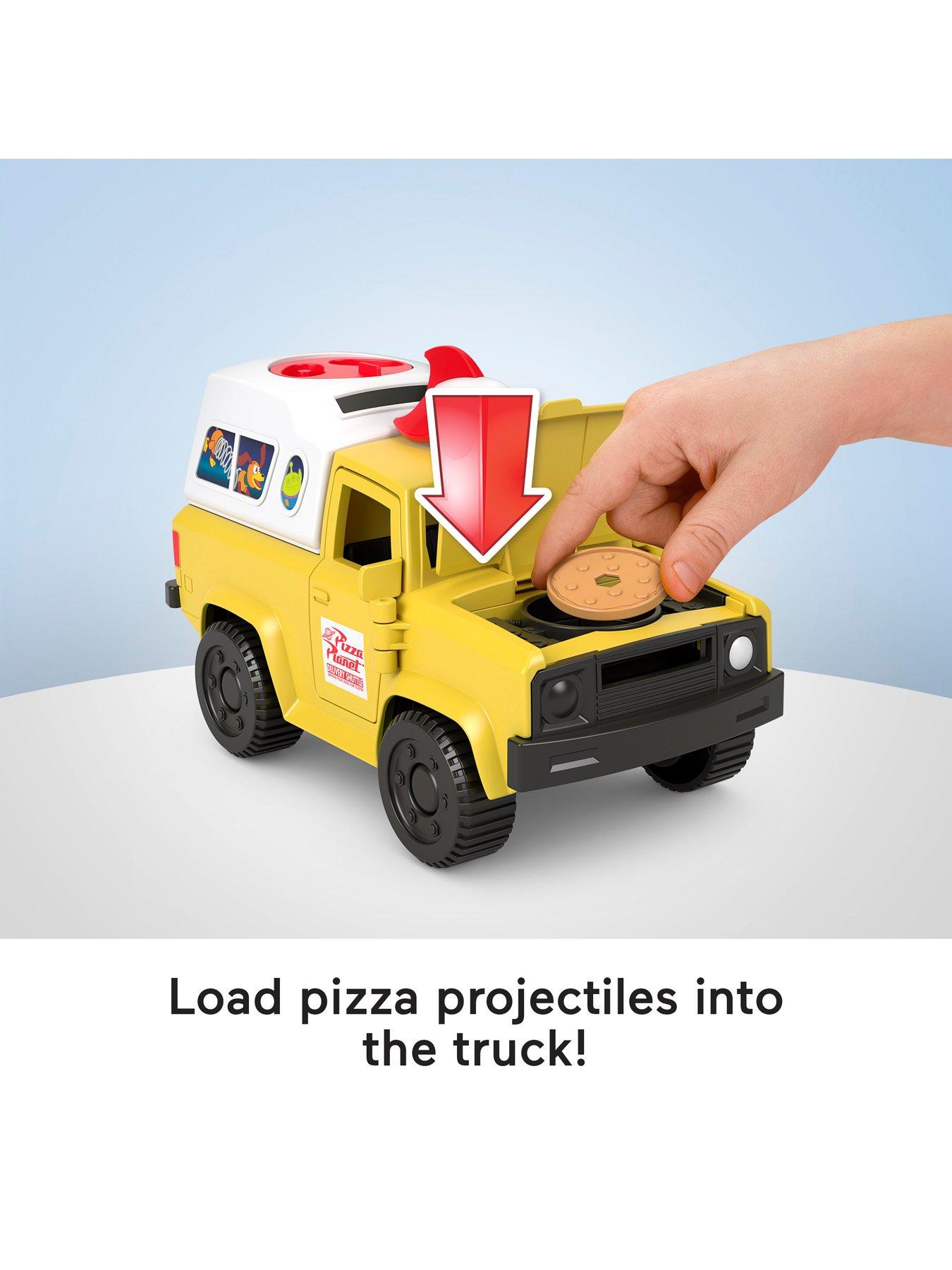 Image 3 of 7 of Imaginext Disney and Pixar Toy Story Pizza Planet Truck with Buzz Lightyear &amp; Alien Action Figures