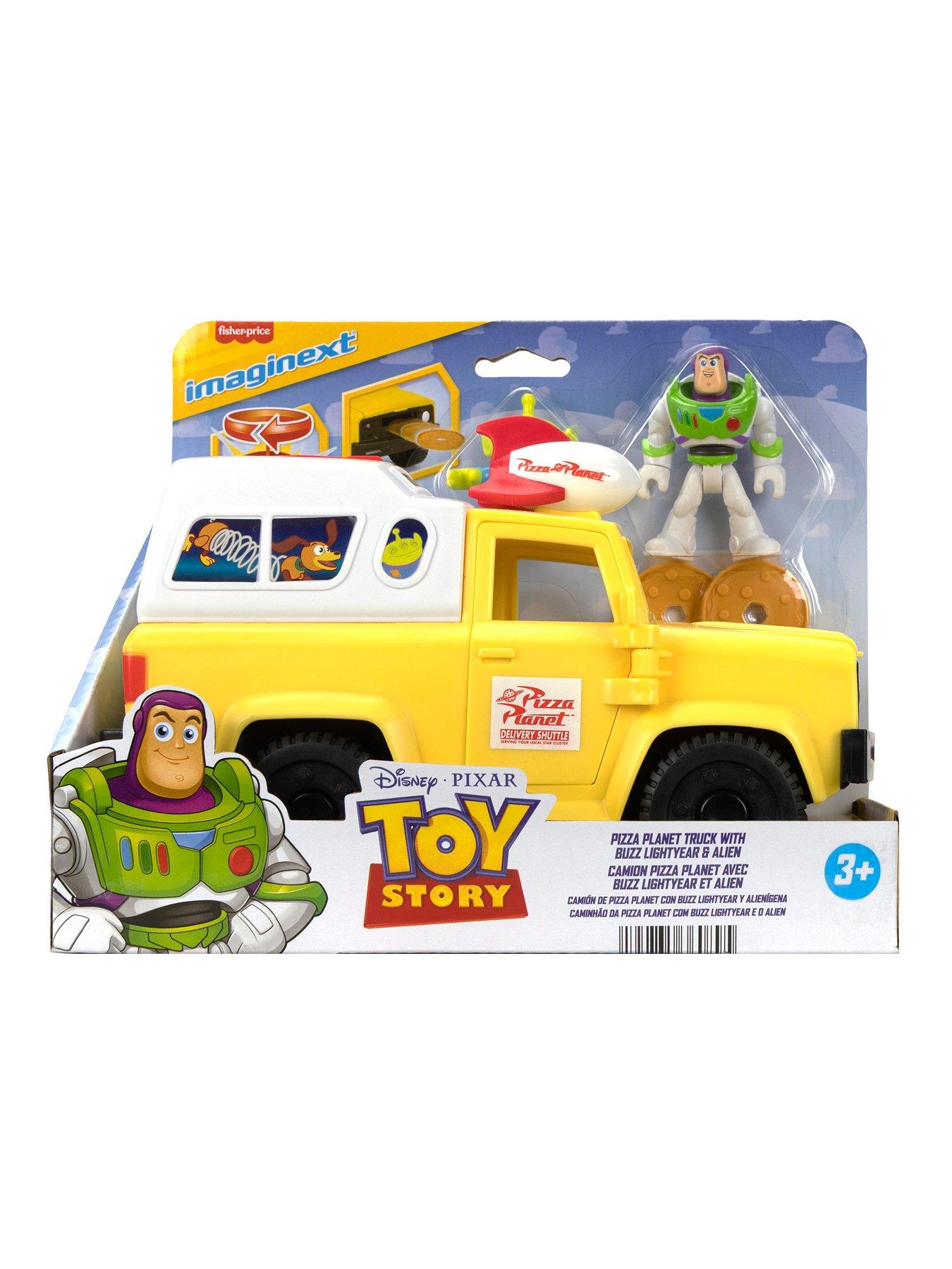 Image 7 of 7 of Imaginext Disney and Pixar Toy Story Pizza Planet Truck with Buzz Lightyear &amp; Alien Action Figures